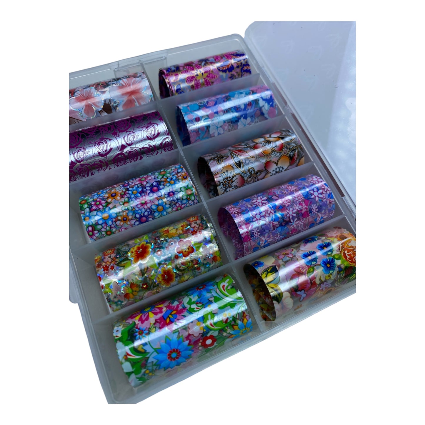 Transfer foil nailart - 13-08