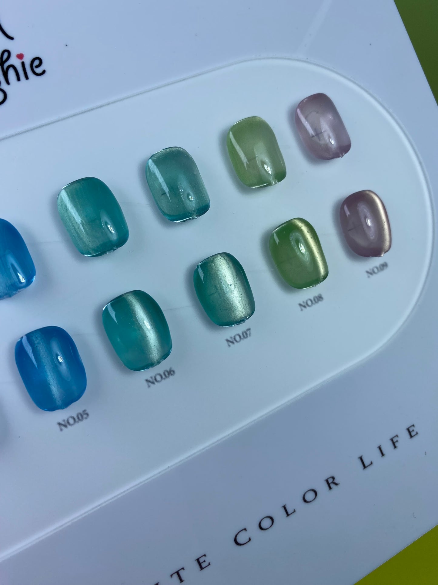 Aqua CatEye Collection gel polish magnetico 15ml - 9 pezzi