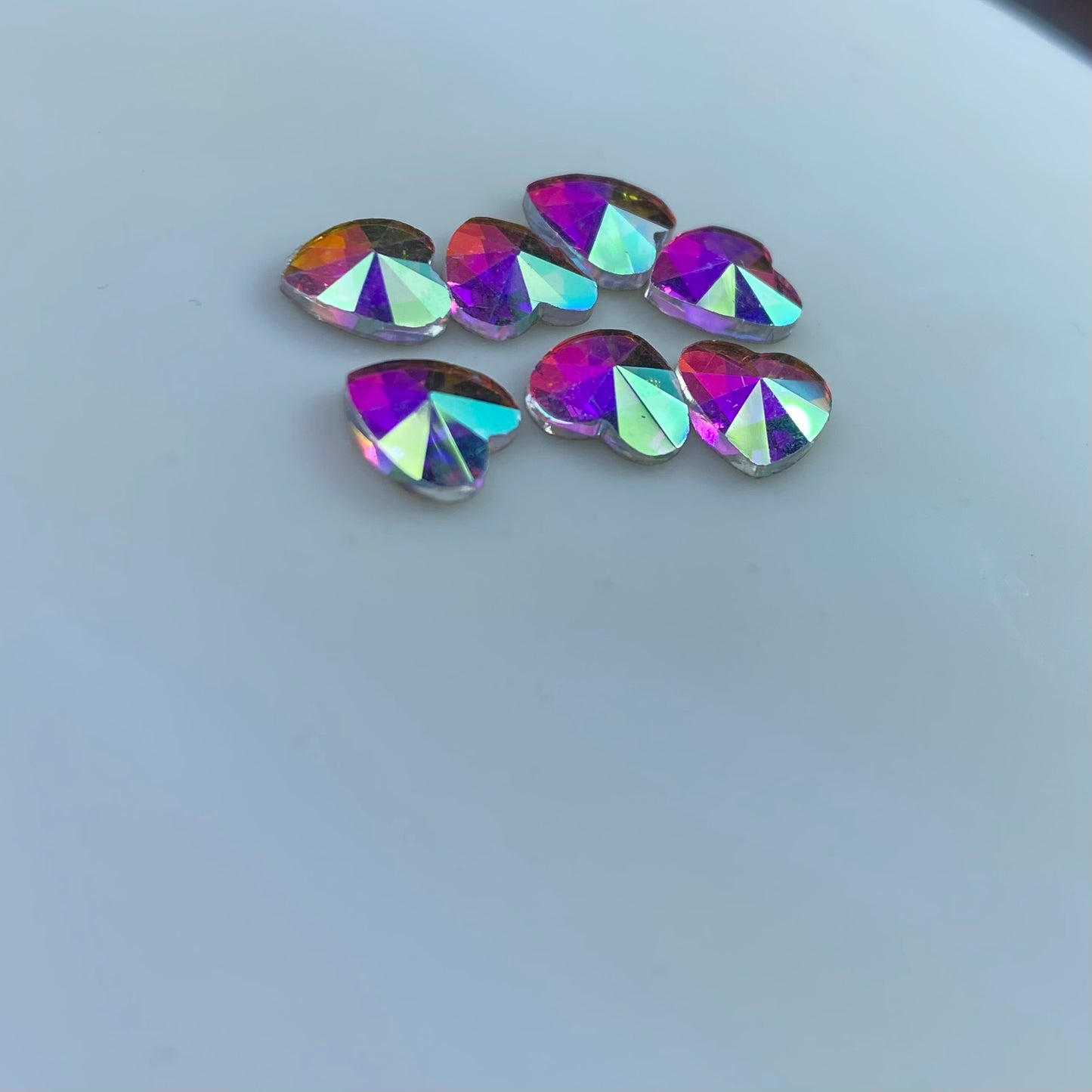 Strass Cuore #1 clear AB 15pz