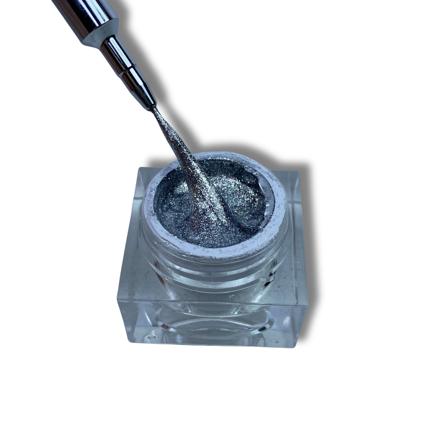 Platinum Glitter Gel Silver 5gr