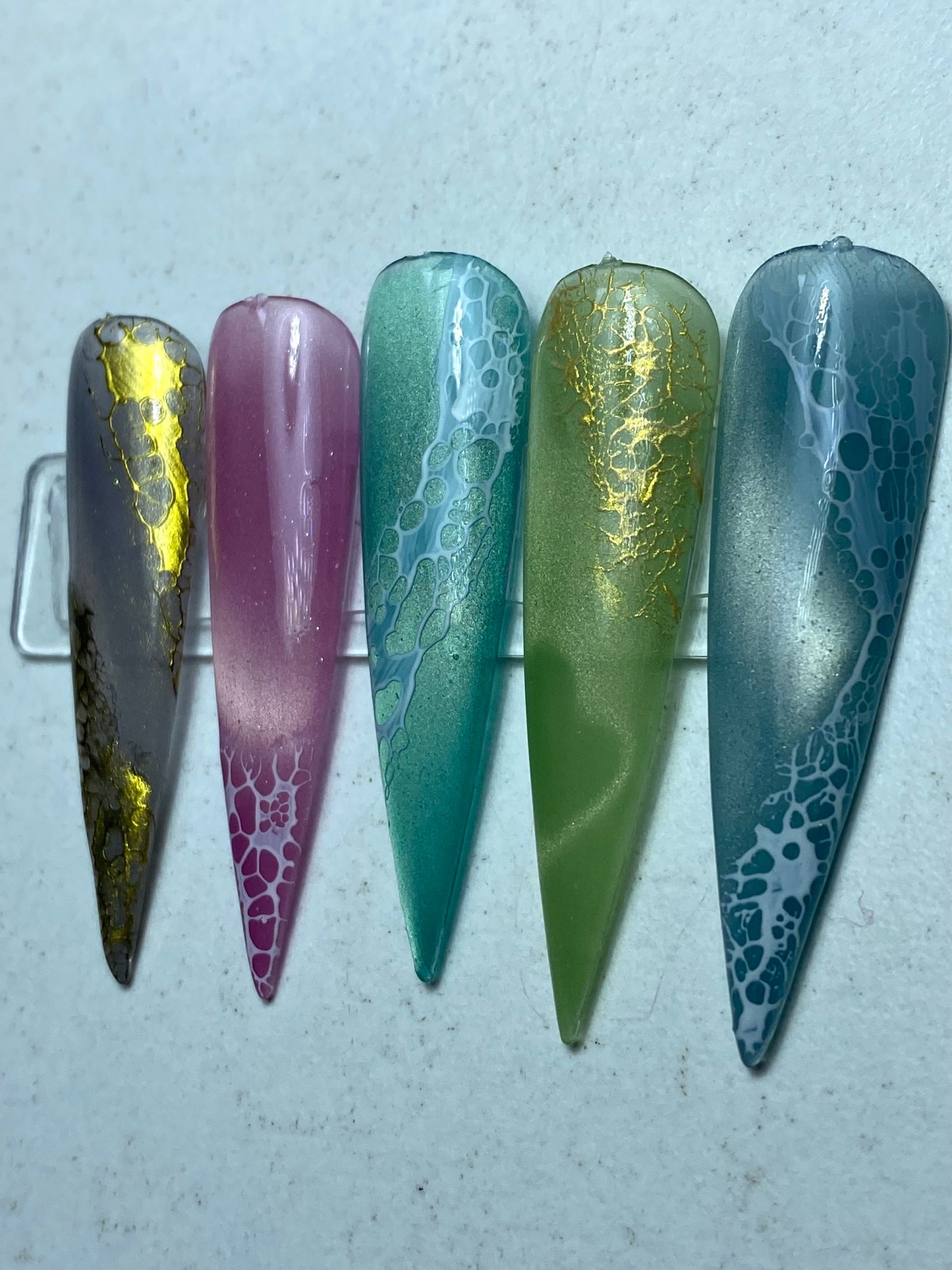 Lace nailart gel effetto pizzo-lace gel- nailart pizzo-