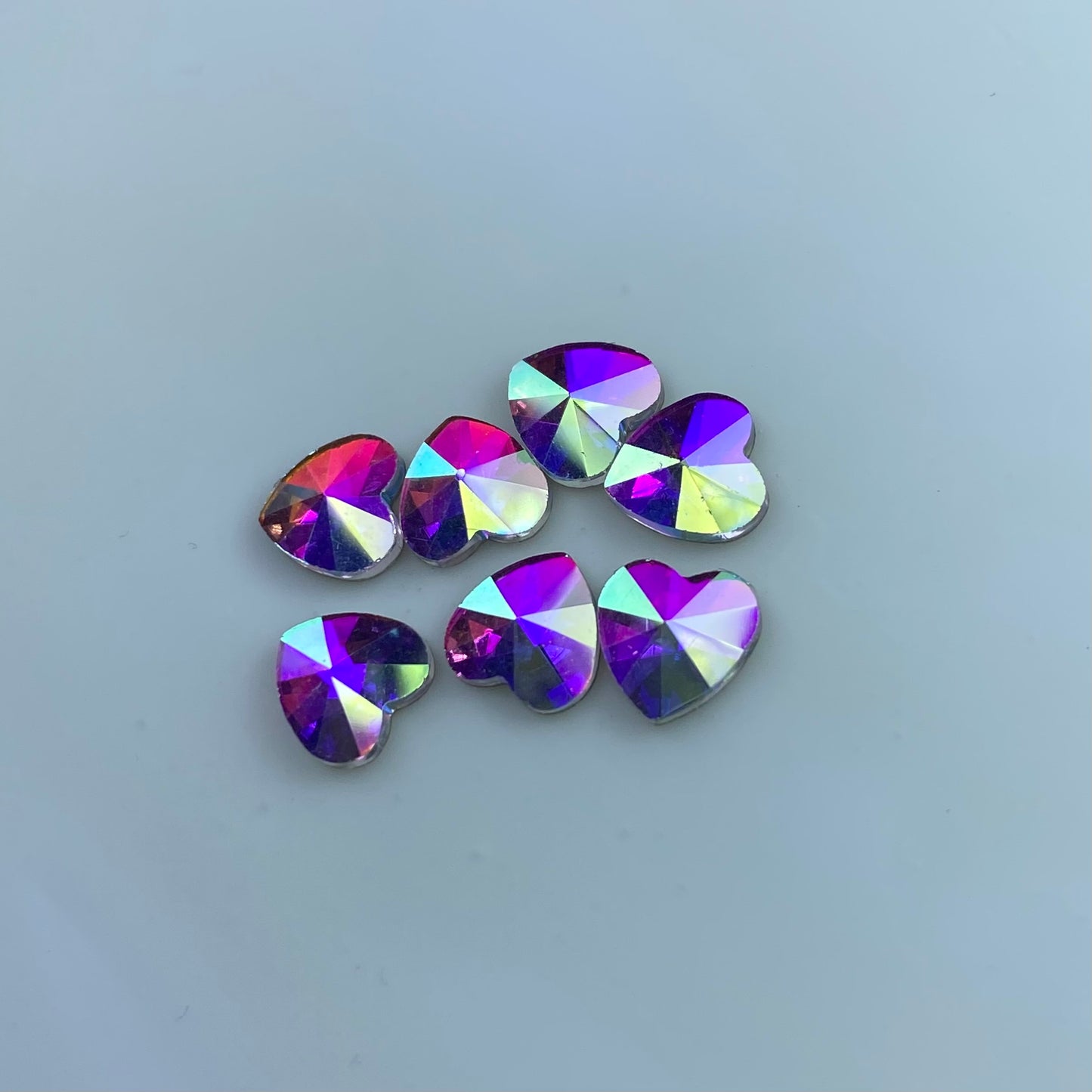 Strass Cuore #1 clear AB 15pz