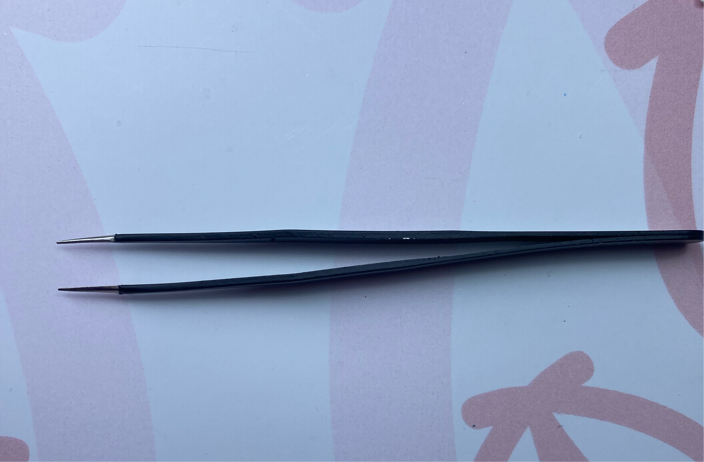Pinza punta dritta sottile per decorazioni unghie