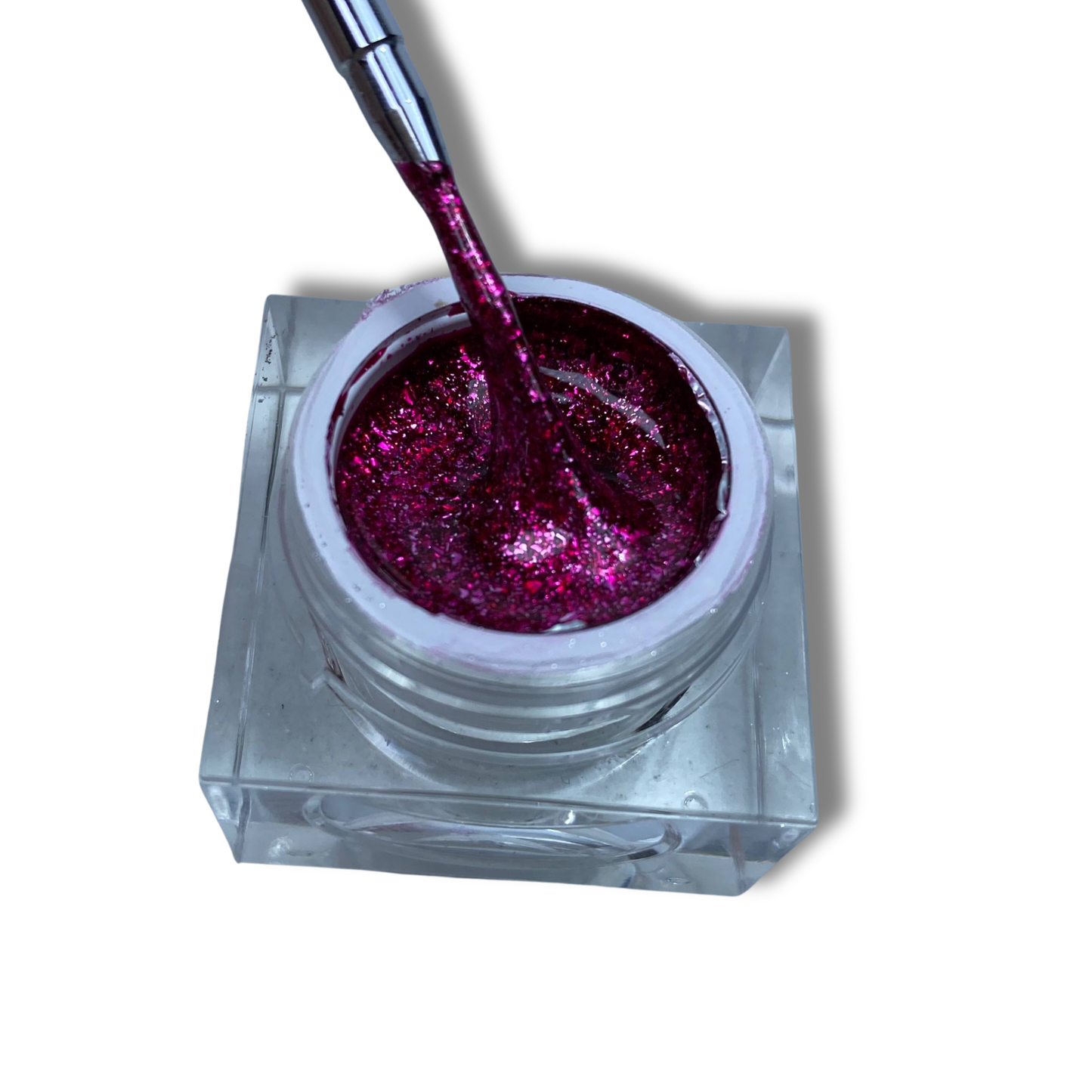 Platinum glitter gel liner Fuchsia