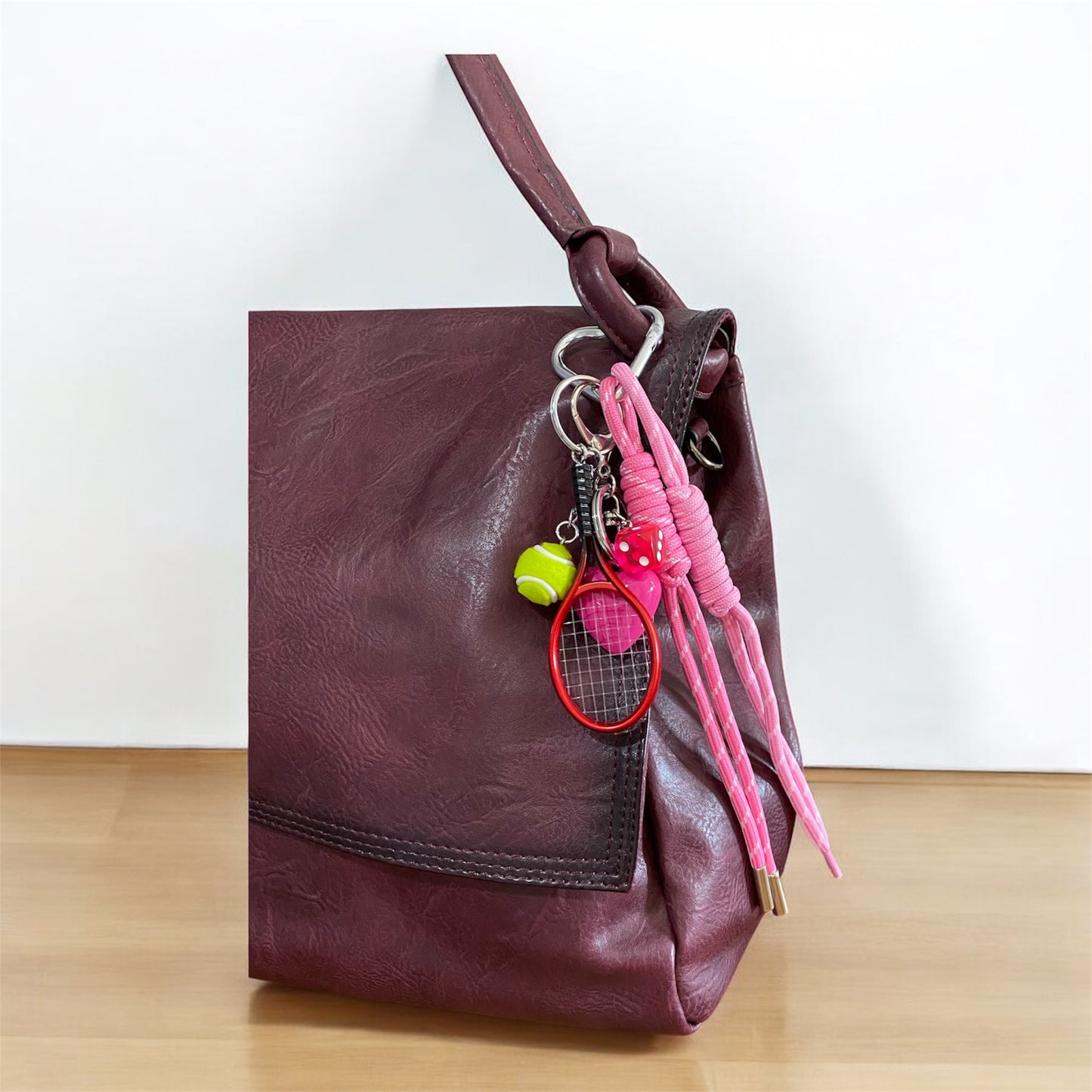 Borsa lembo con manico e tracolla , effetto invecchiato , morbida , capiente , casual