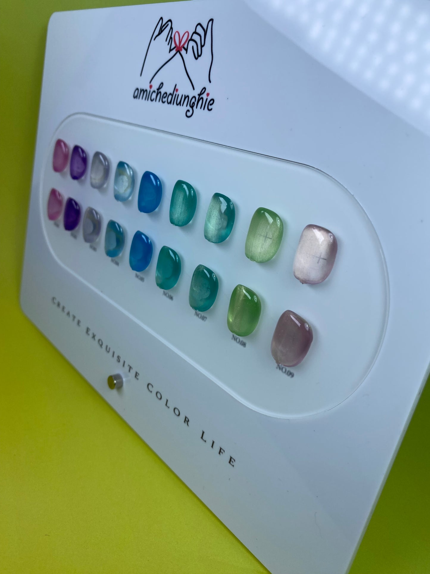 Aqua CatEye Collection gel polish magnetico 15ml - 9 pezzi