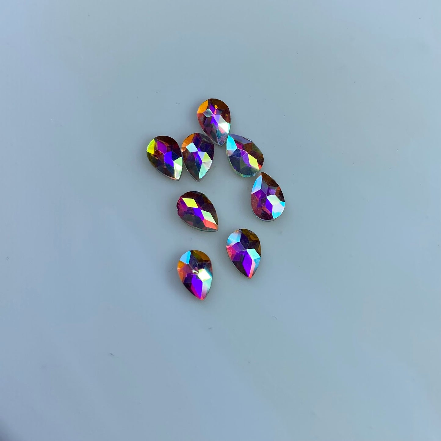 Strass Goccia clear AB 15pz