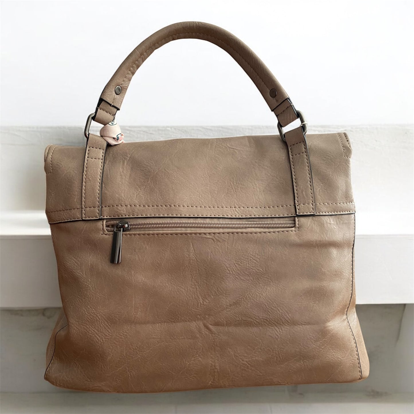 Borsa “La Ondulata” - Borsa manico e tracolla , morbida , leggera , casual.