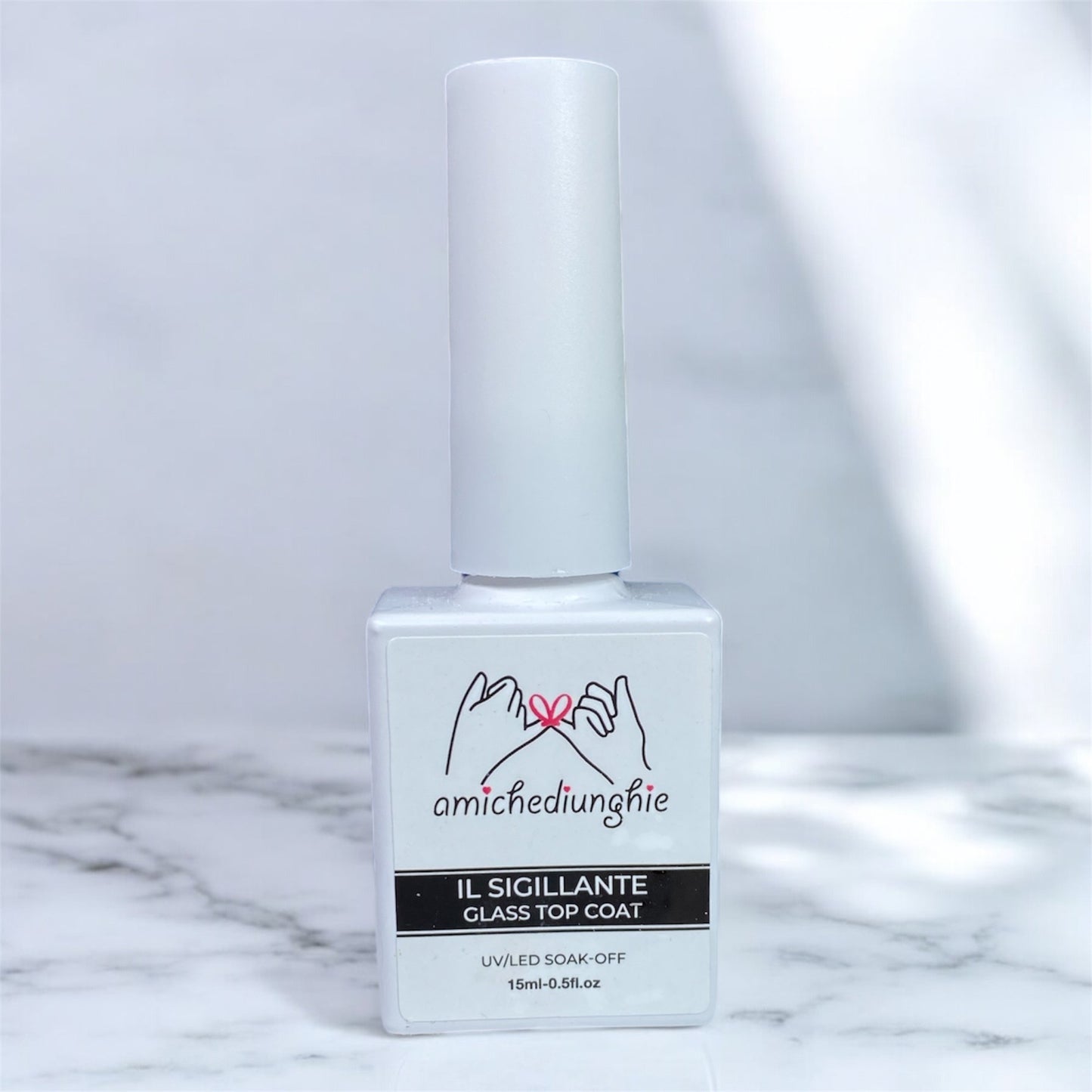 Kit i fondamentali della ricostruzione unghie - 6 prodotti da 15ml - base gel - sigillante top coat - preparatori