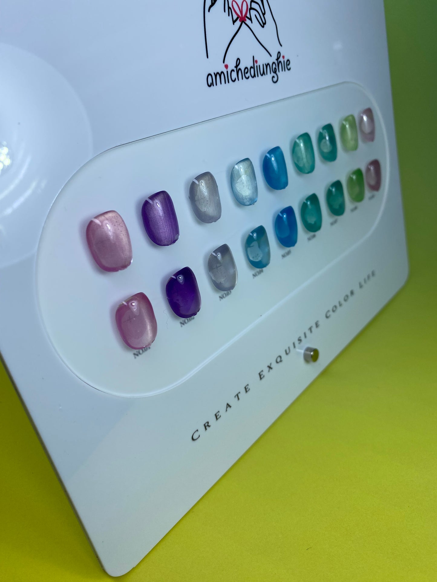 Aqua CatEye Collection gel polish magnetico 15ml - 9 pezzi