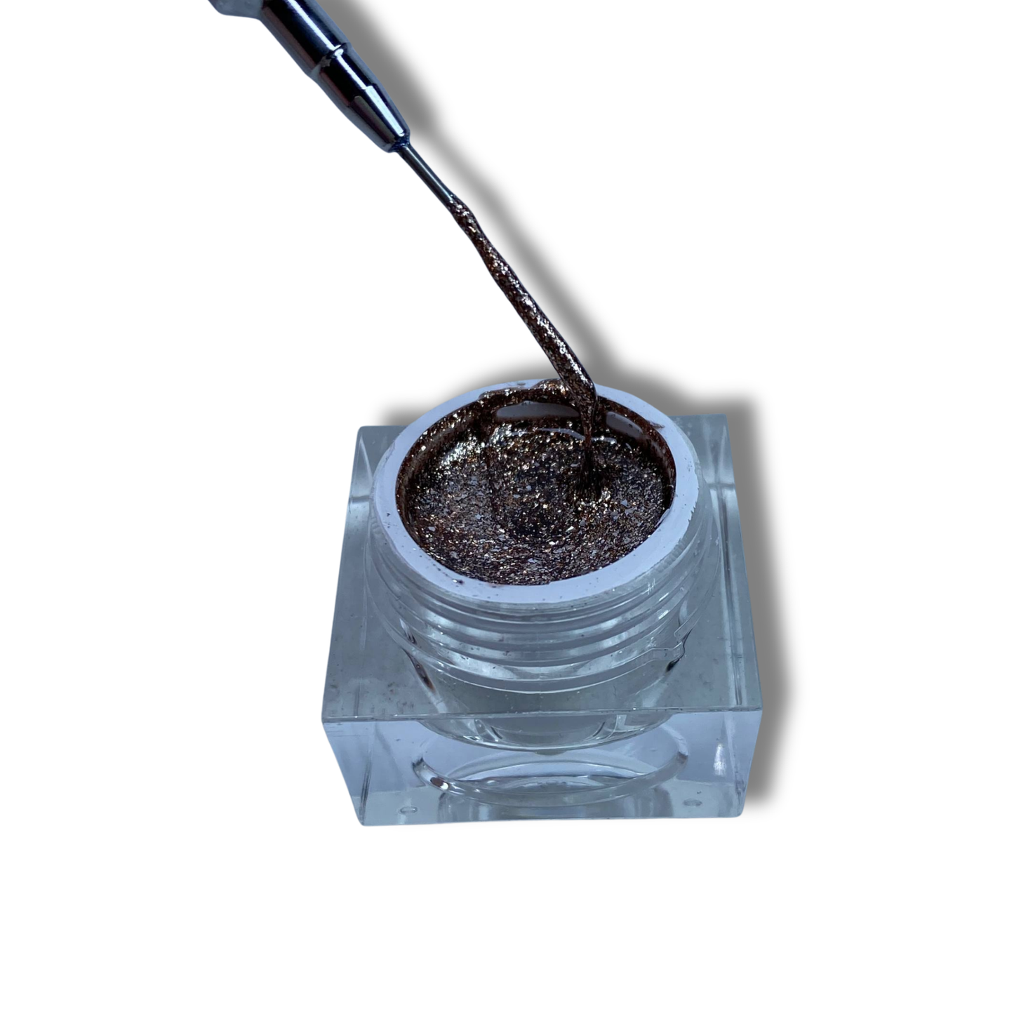 Platinum glitter gel liner Brown
