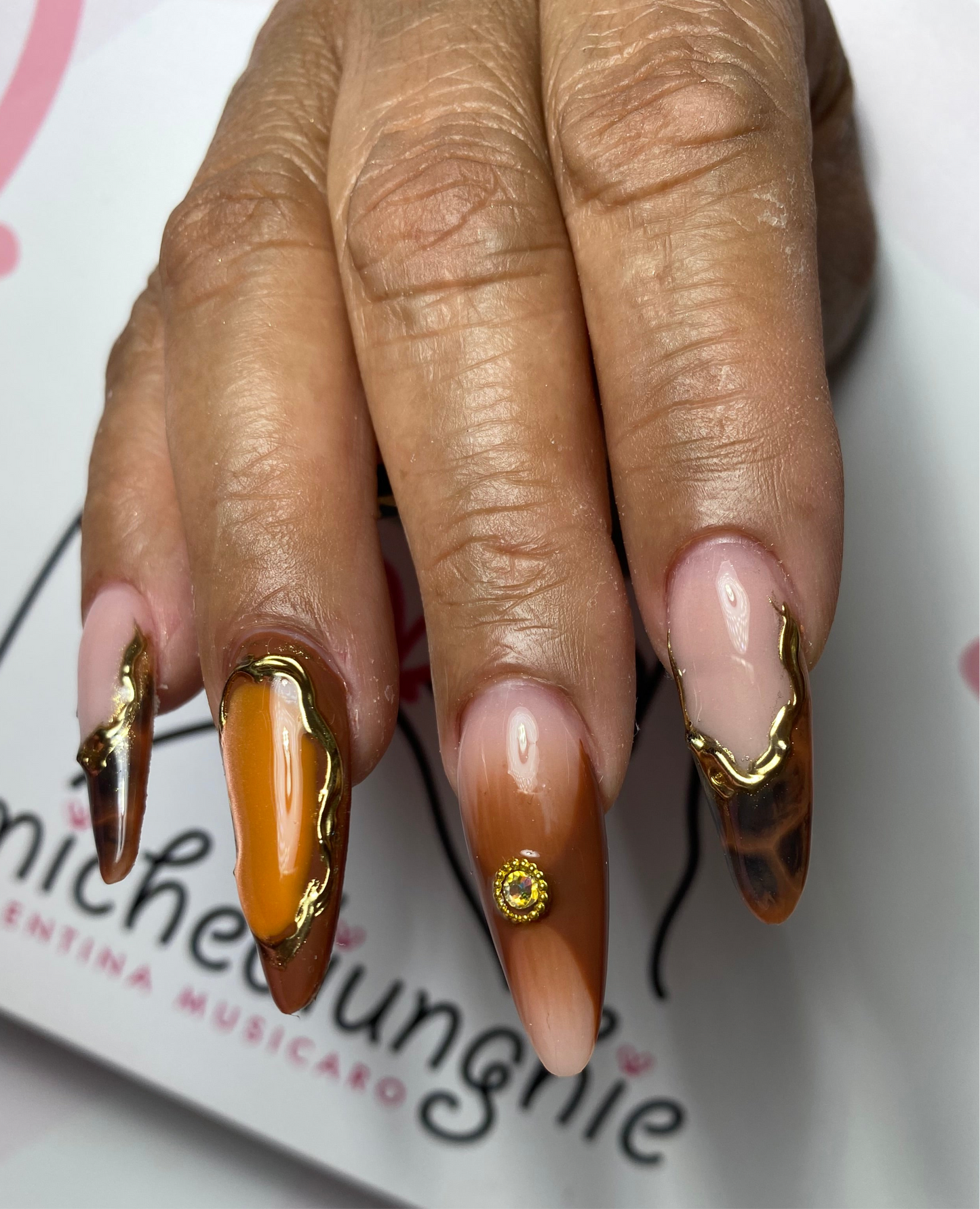 Polvere chrome gold
