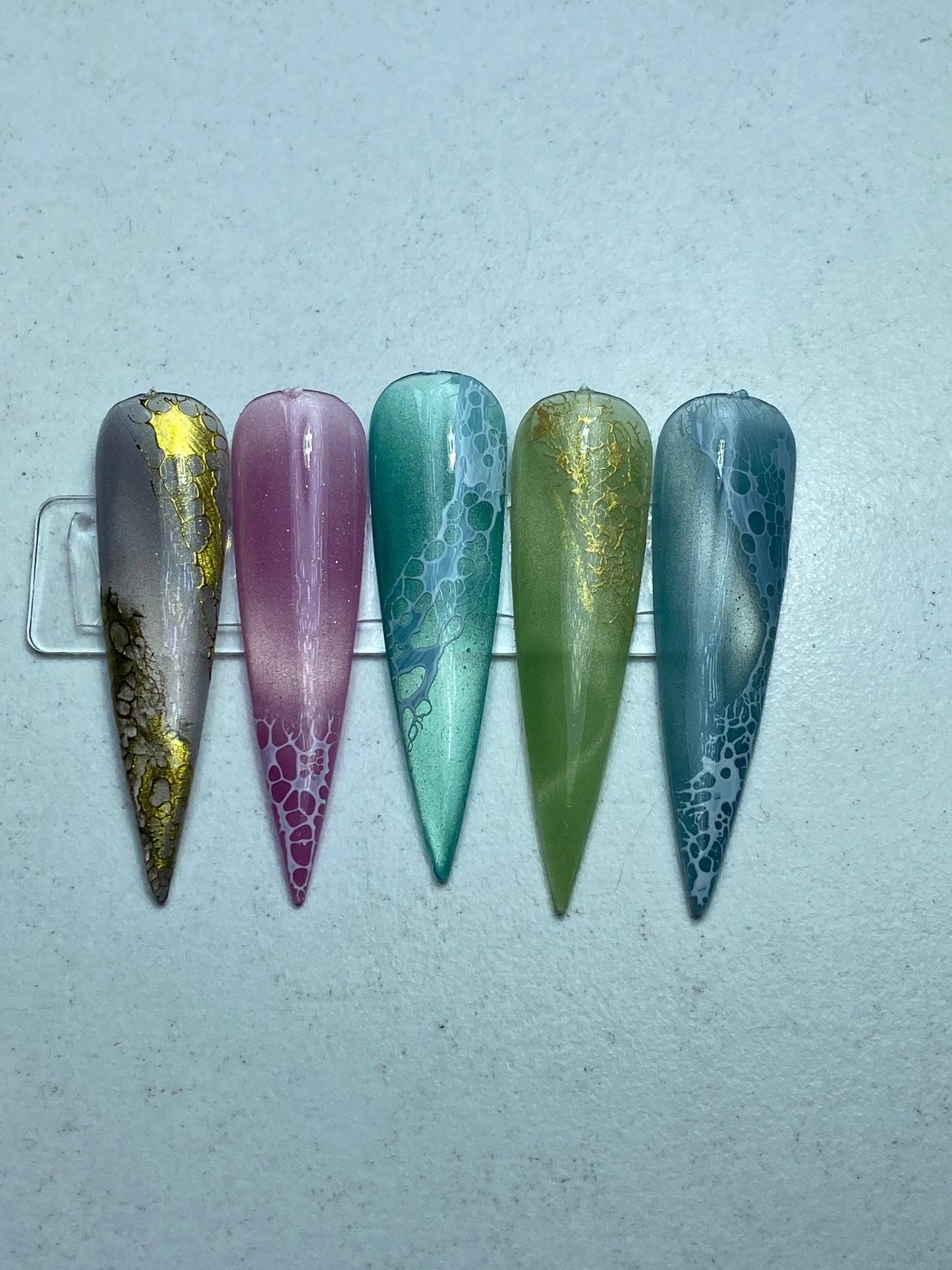 Lace nailart gel effetto pizzo-lace gel- nailart pizzo-