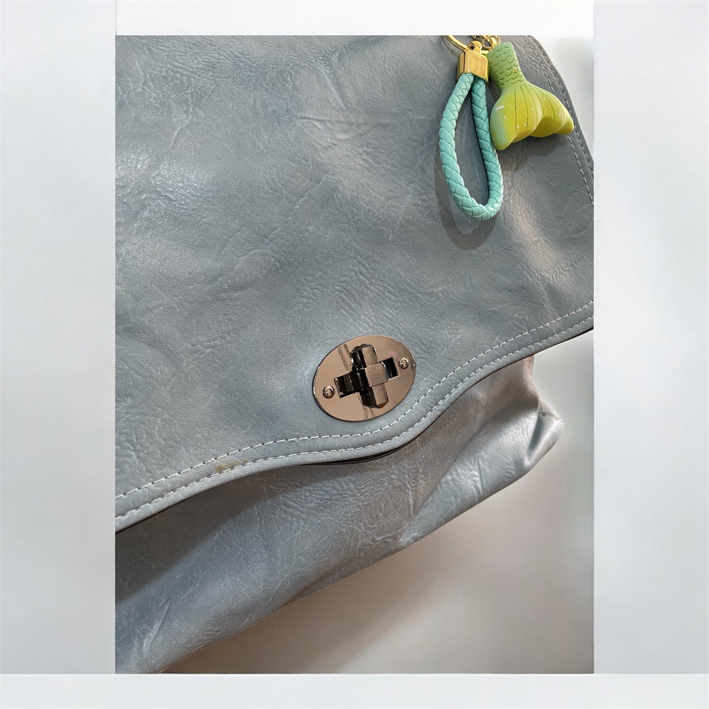 Borsa “La Ondulata” - Borsa manico e tracolla , morbida , leggera , casual.
