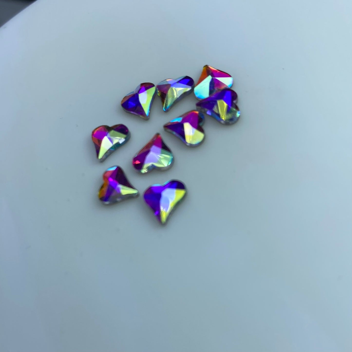 Strass Cuore #2 clear AB 15pz