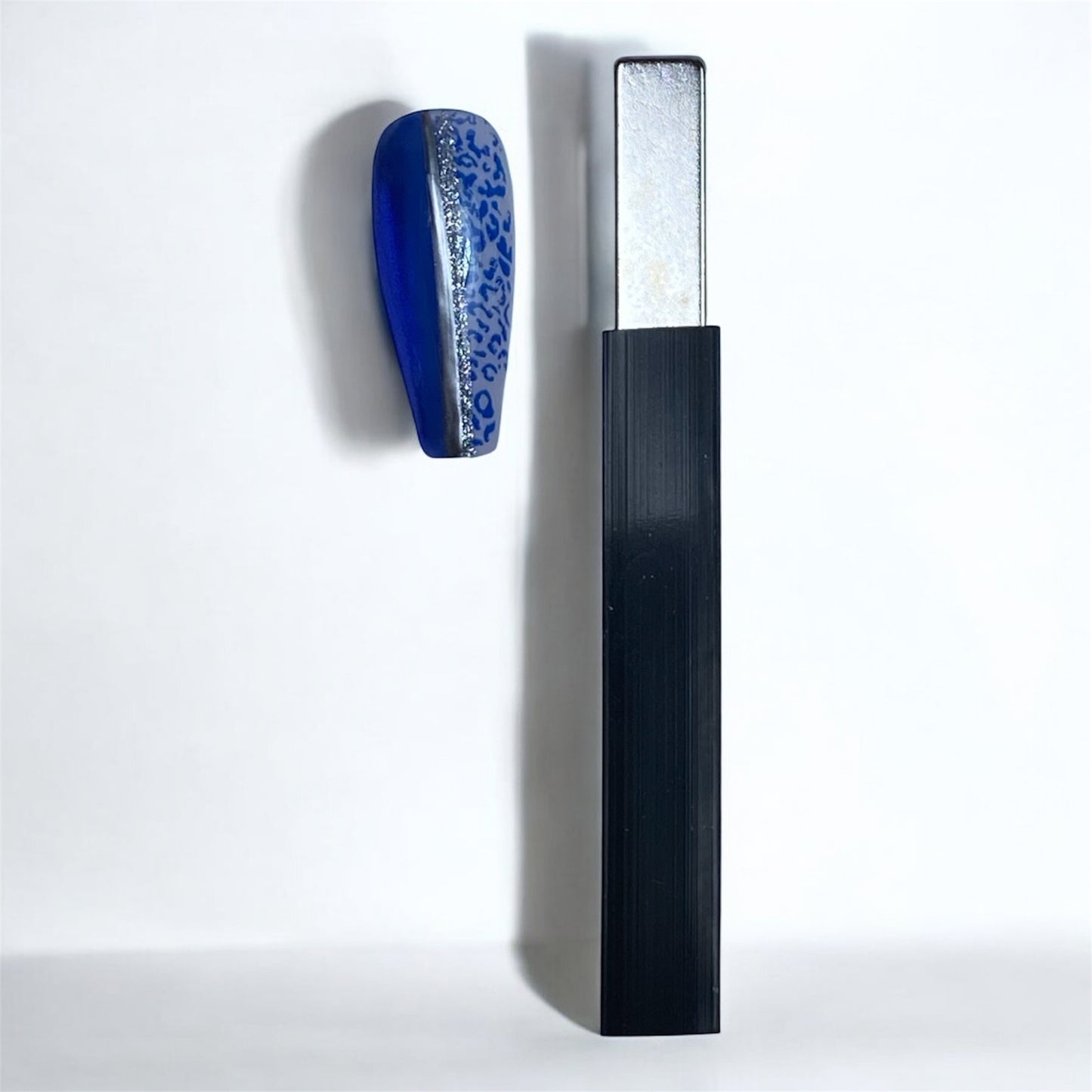 Calamita rettangolo lunga con copertura in gomma - magnete per gel CatEye magnetico