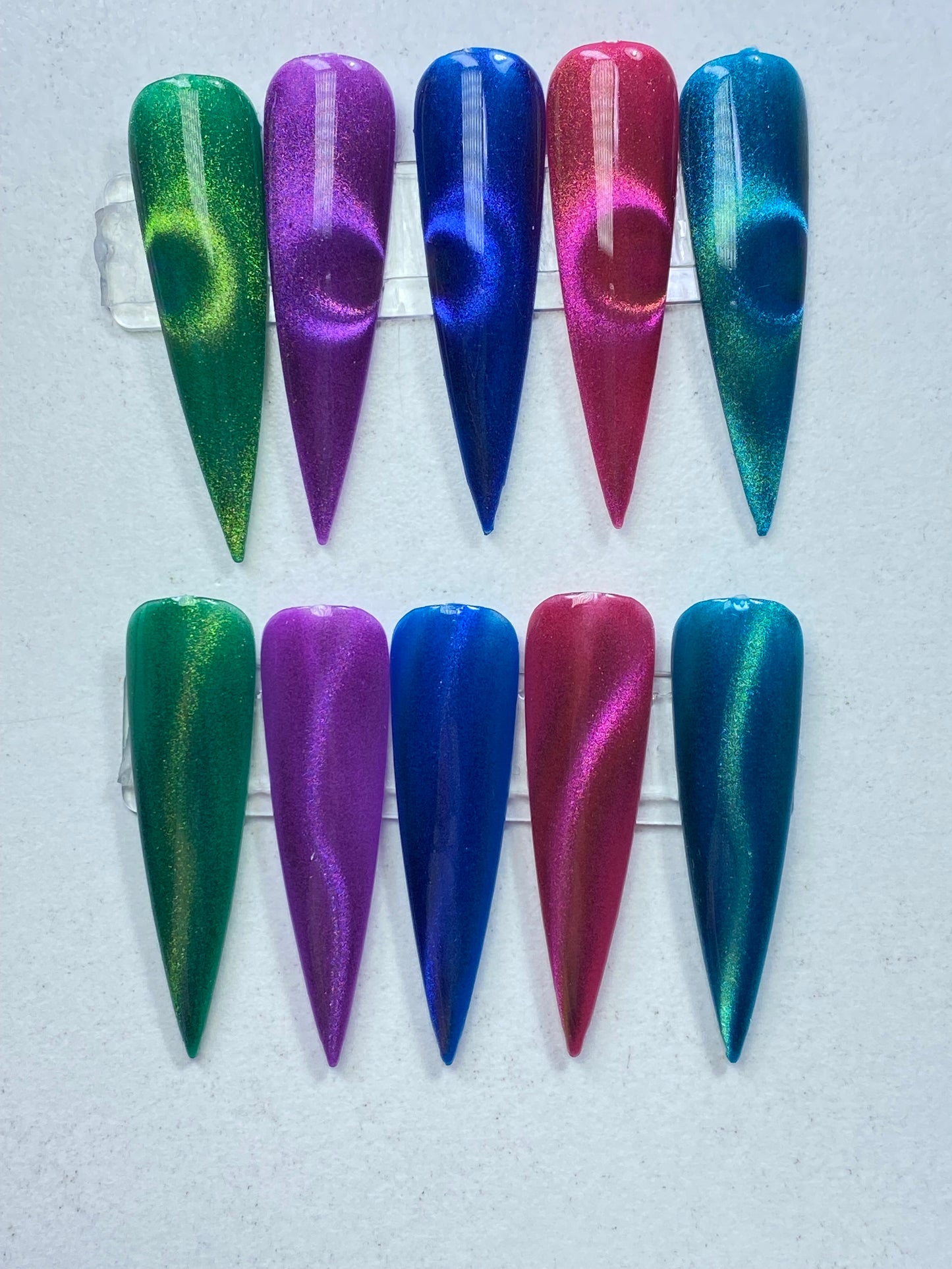 Galaxy 10D Collection 5pz- CatEye 10D gel polish- gel magnetico multicolore