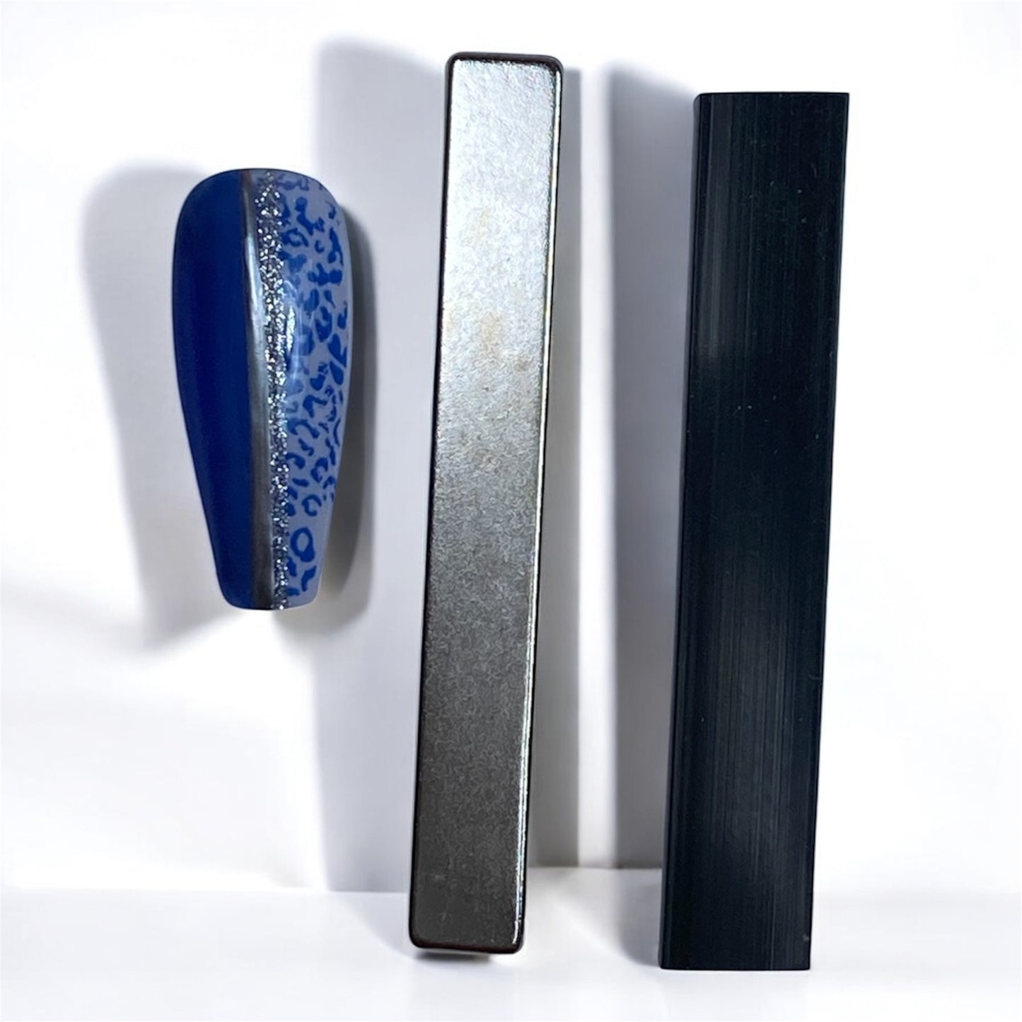Calamita rettangolo lunga con copertura in gomma - magnete per gel CatEye magnetico