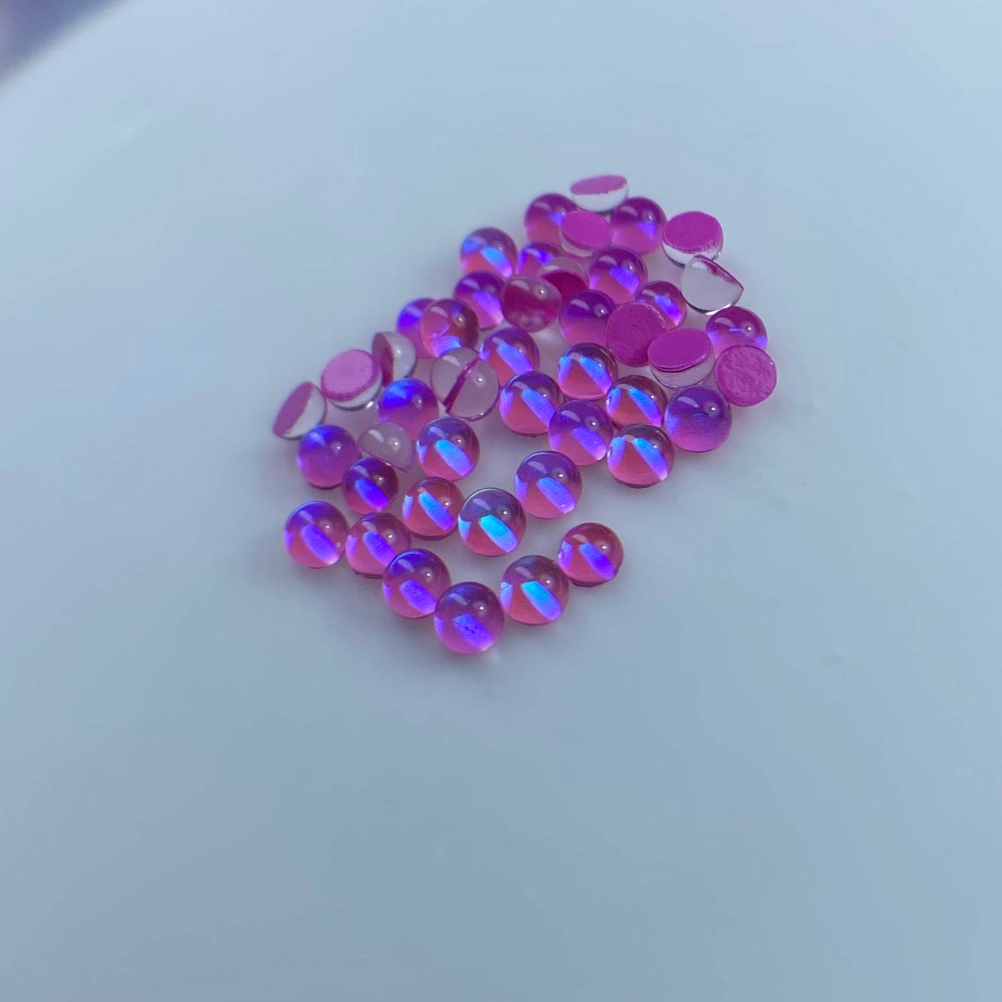 BRILLOVSKY STRASS MEZZA PERLA SIRENA PINK AB 100PZ