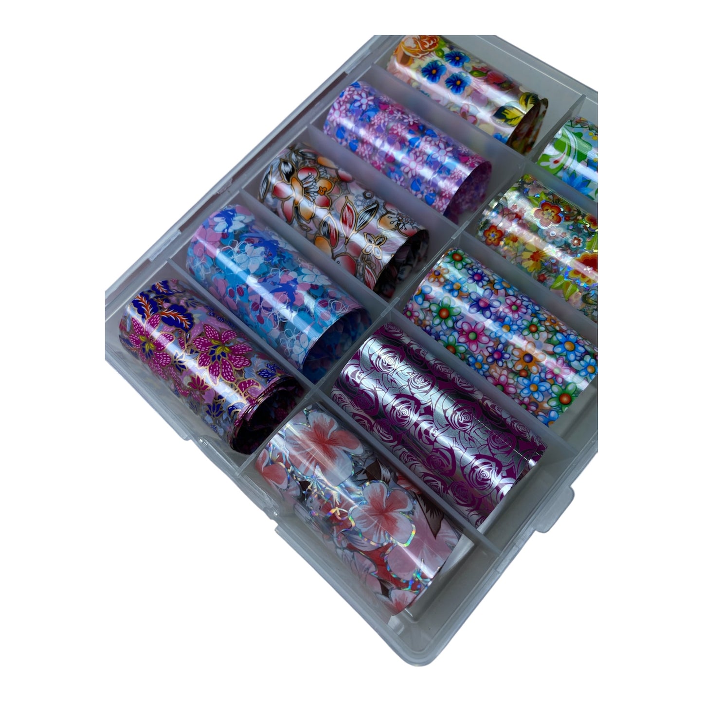 Transfer foil nailart - 13-08