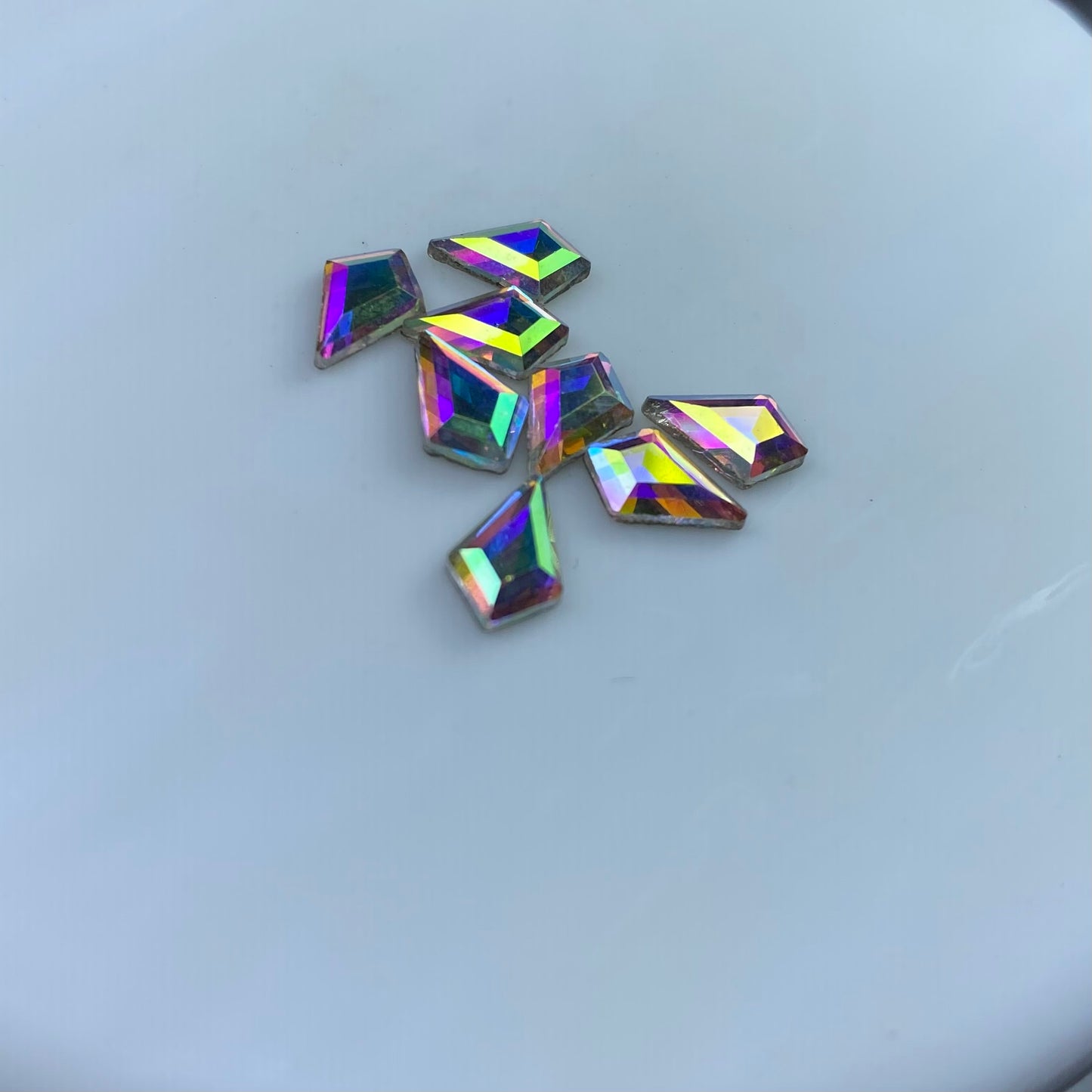 Strass Aquilone clear AB 15pz