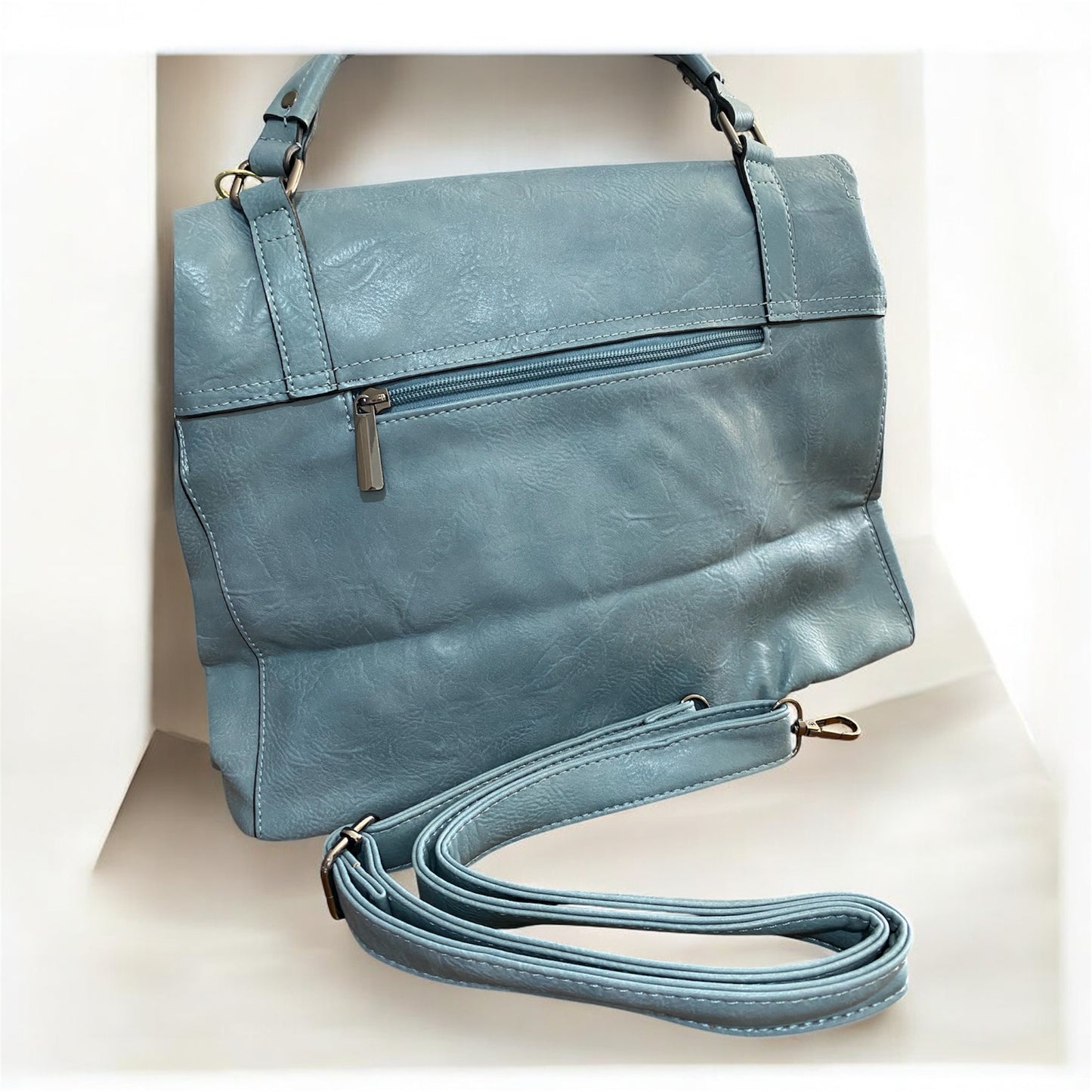 Borsa “La Ondulata” - Borsa manico e tracolla , morbida , leggera , casual.