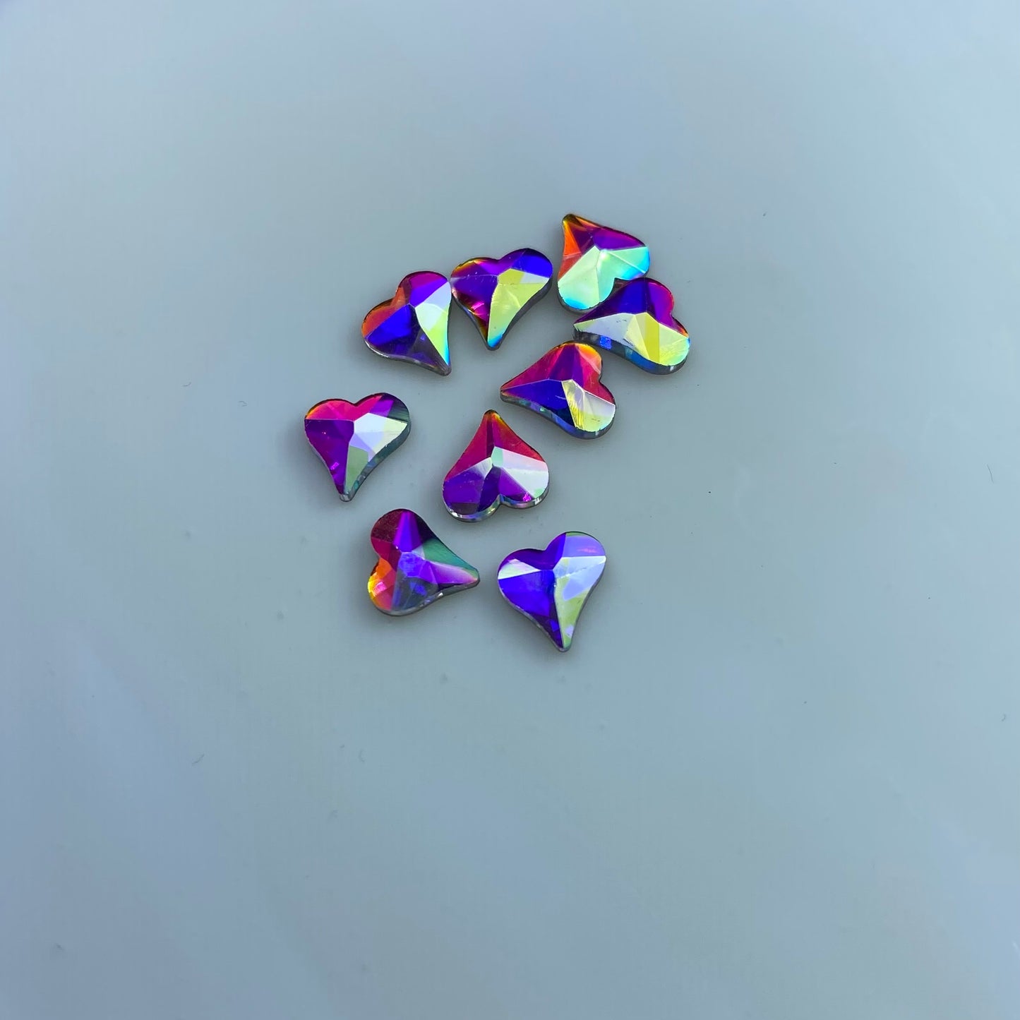 Strass Cuore #2 clear AB 15pz