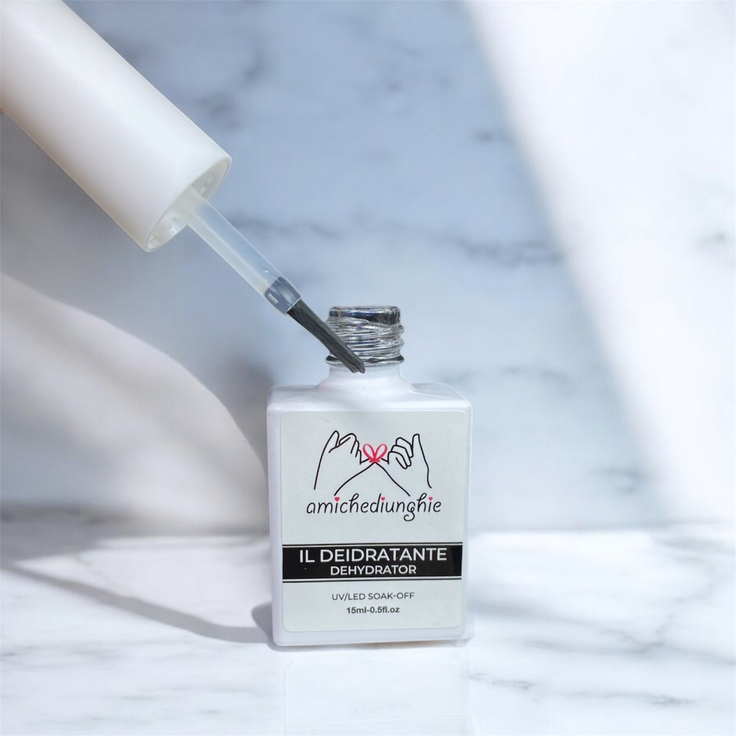 Kit i fondamentali della ricostruzione unghie - 6 prodotti da 15ml - base gel - sigillante top coat - preparatori