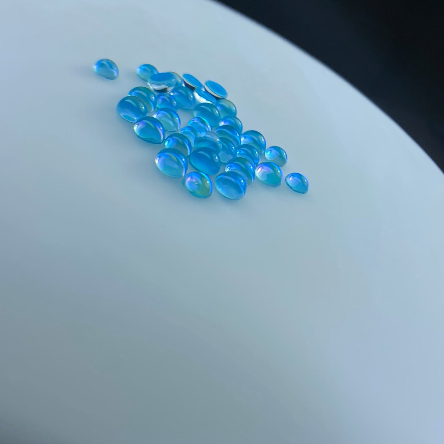BRILLOVSKY STRASS MEZZA PERLA SIRENA ACQUAMARINA AB 100PZ