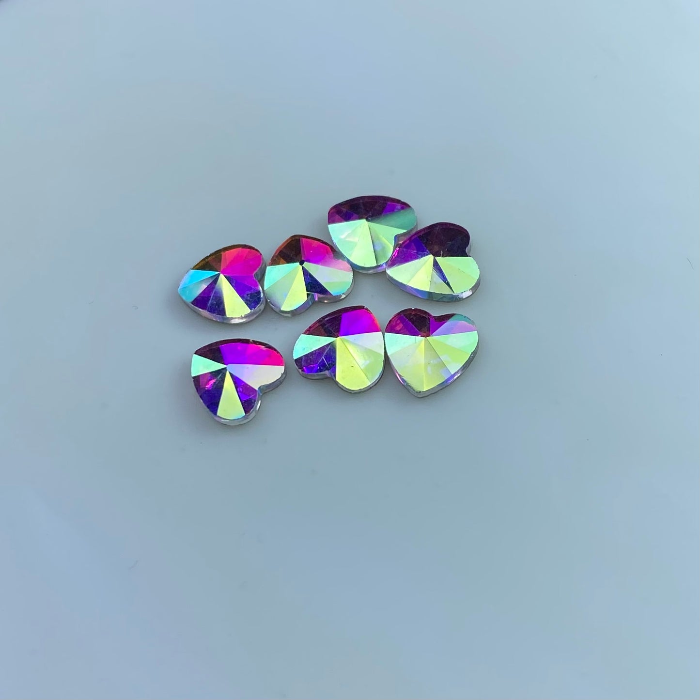 Strass Cuore #1 clear AB 15pz