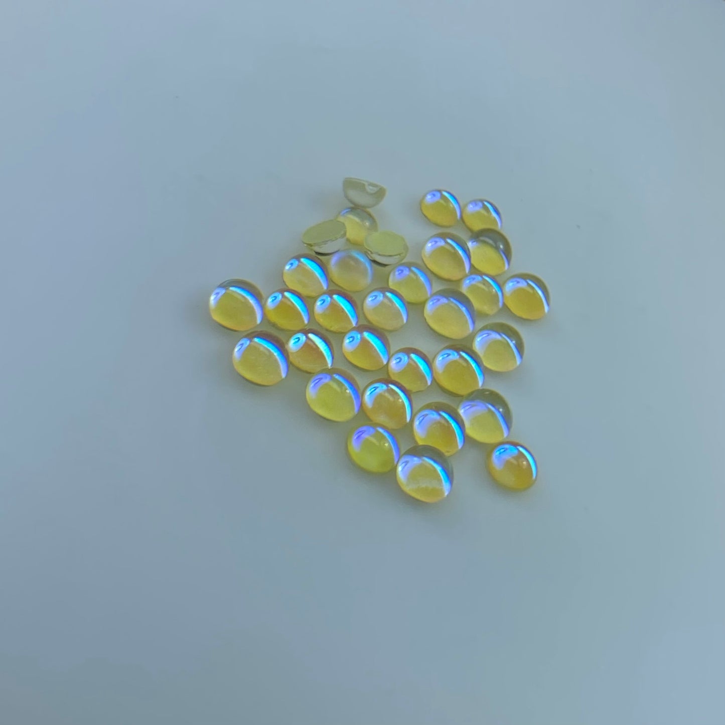 BRILLOVSKY STRASS MEZZA PERLA SIRENA YELLOW AB 100PZ