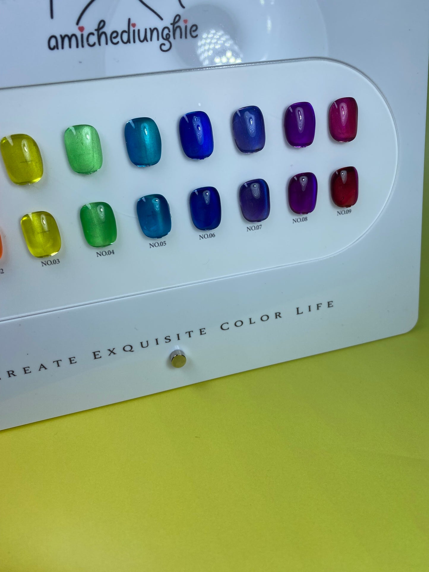 Neon CatEye Collection gel polish magnetico 15ml - 9 pezzi
