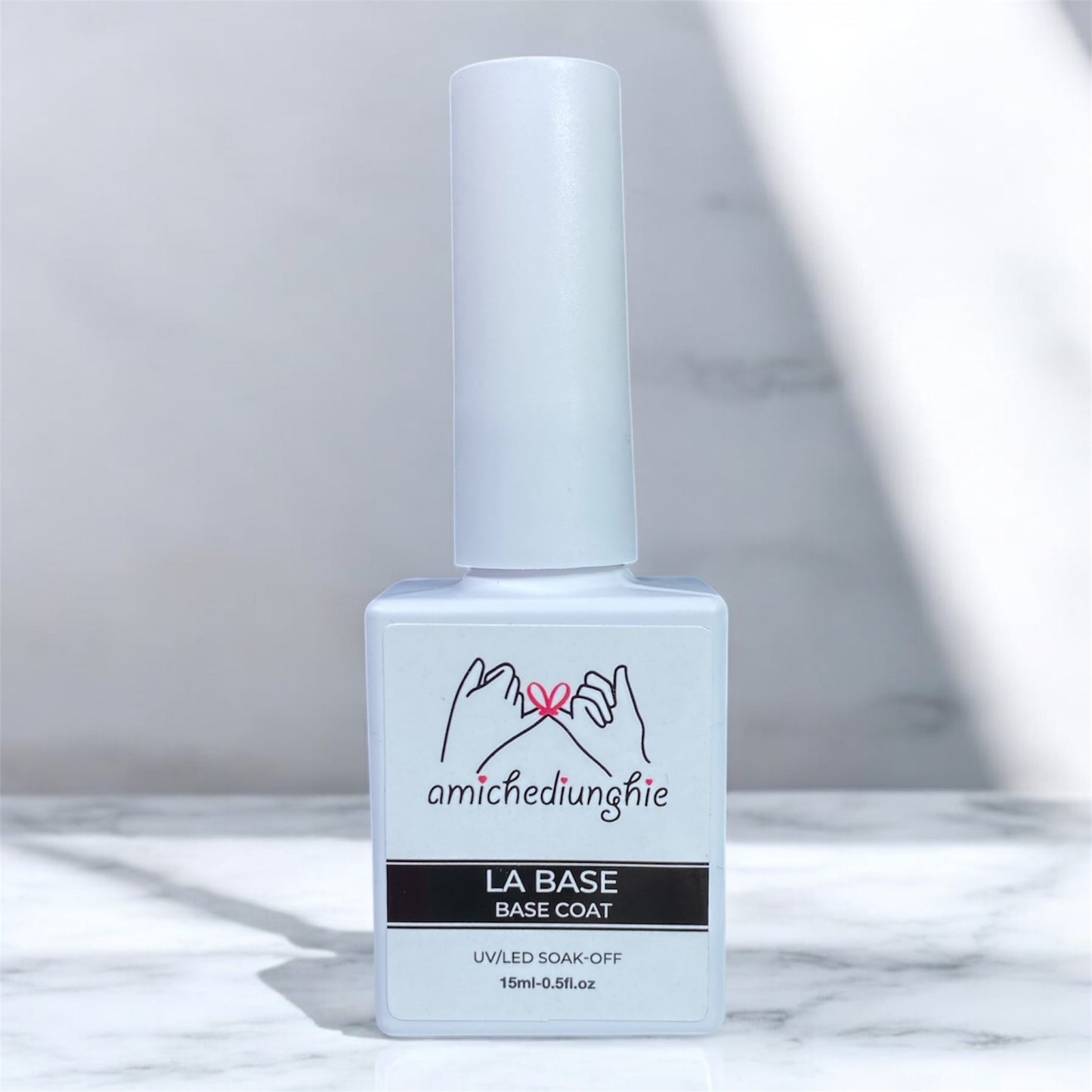 Kit i fondamentali della ricostruzione unghie - 6 prodotti da 15ml - base gel - sigillante top coat - preparatori
