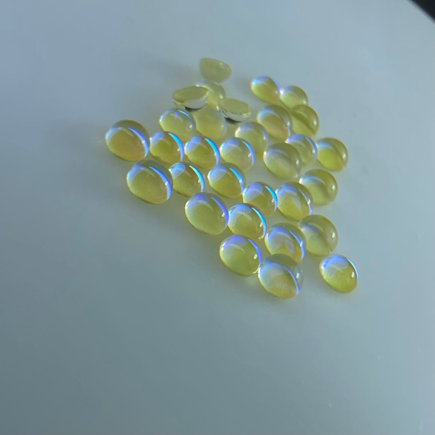 BRILLOVSKY STRASS MEZZA PERLA SIRENA YELLOW AB 100PZ