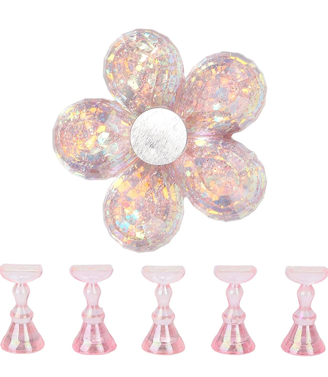 Supporto base per esercizio nailart - base magnetica- nailart