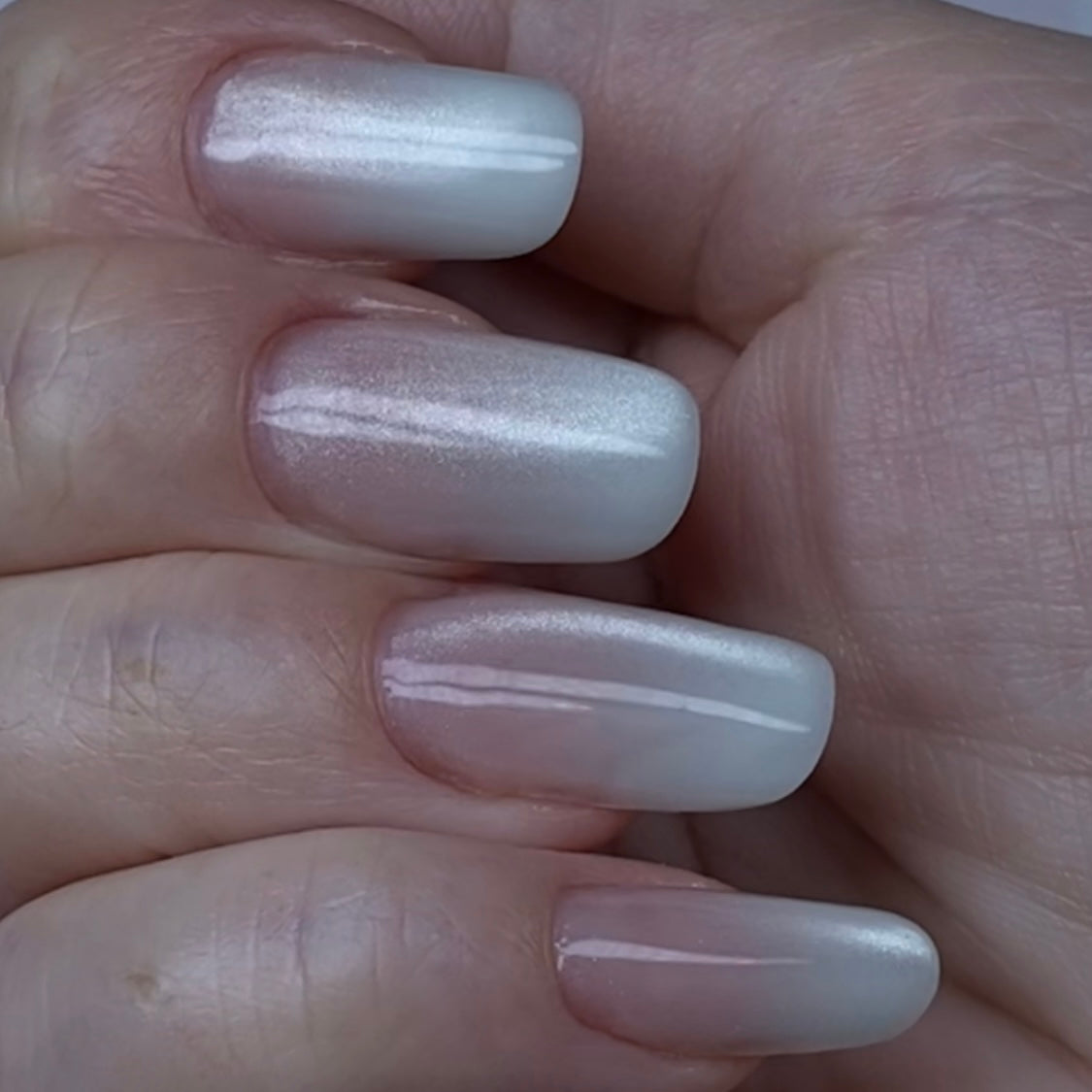 White cat eye gel polish 15ml - riflesso bianco magnetico cateye