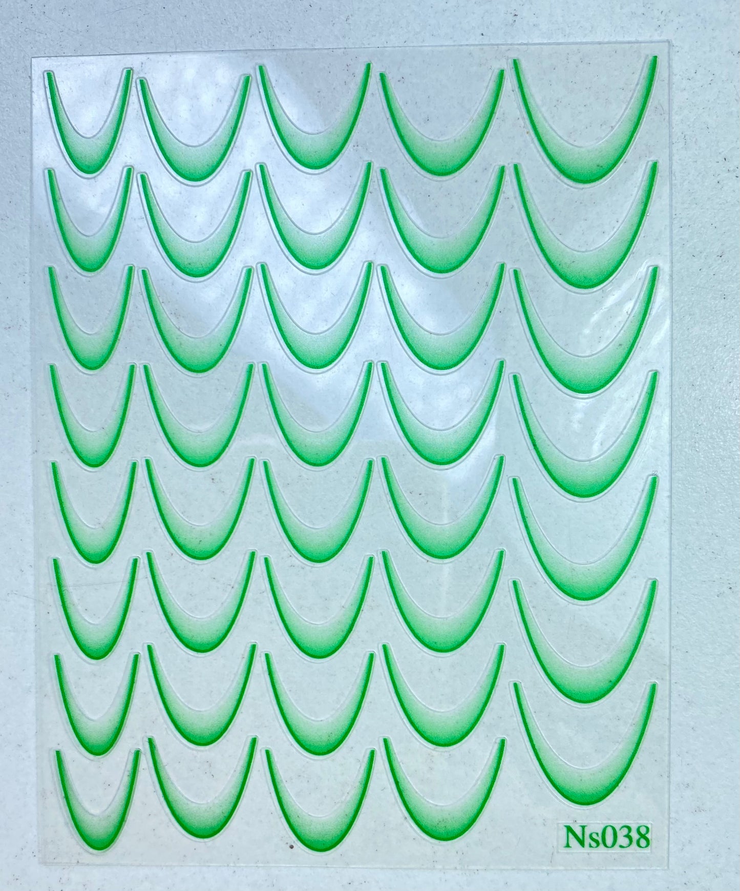 French Sfumato adesivo verde 2 conf