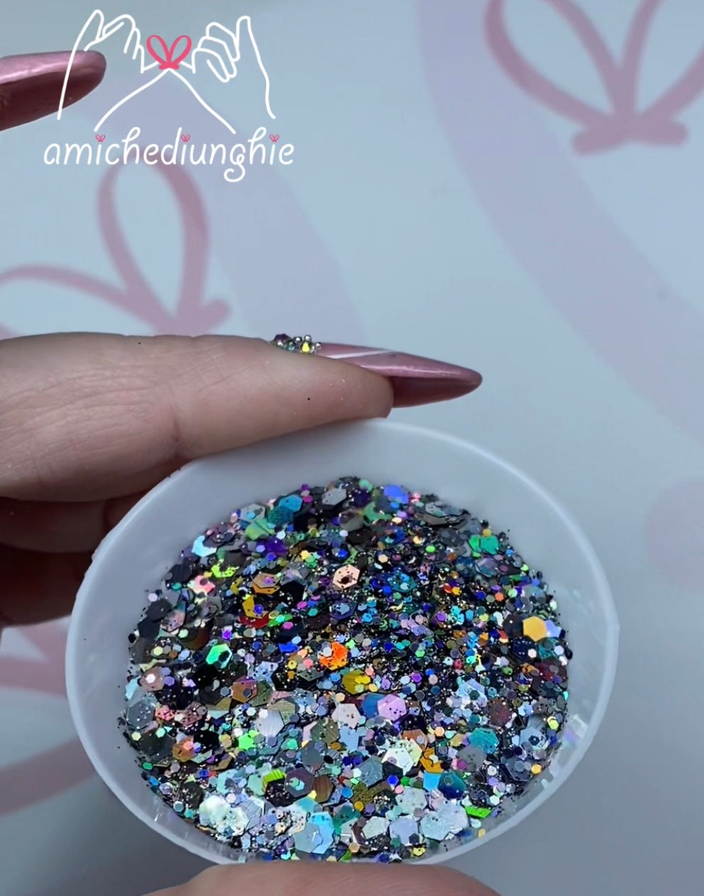 Glitterozzi Mix Gray