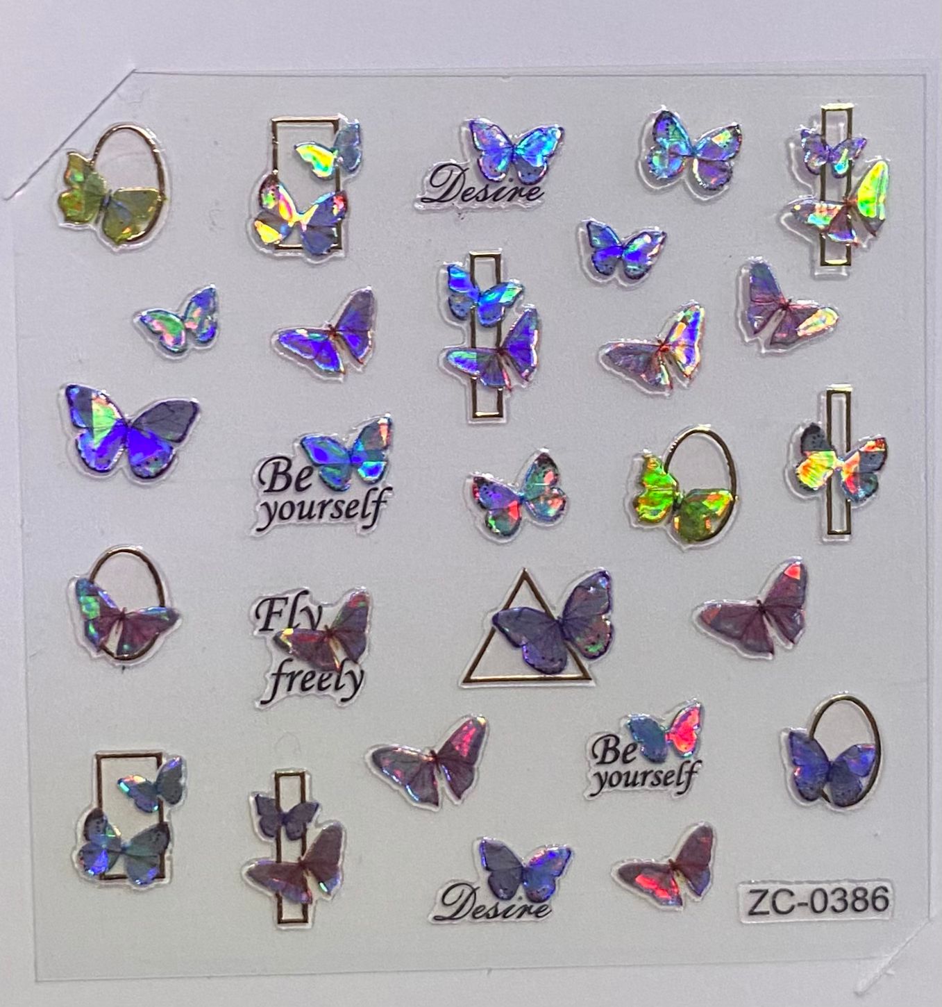 STICKERS ADESIVI NAILART ZC0386