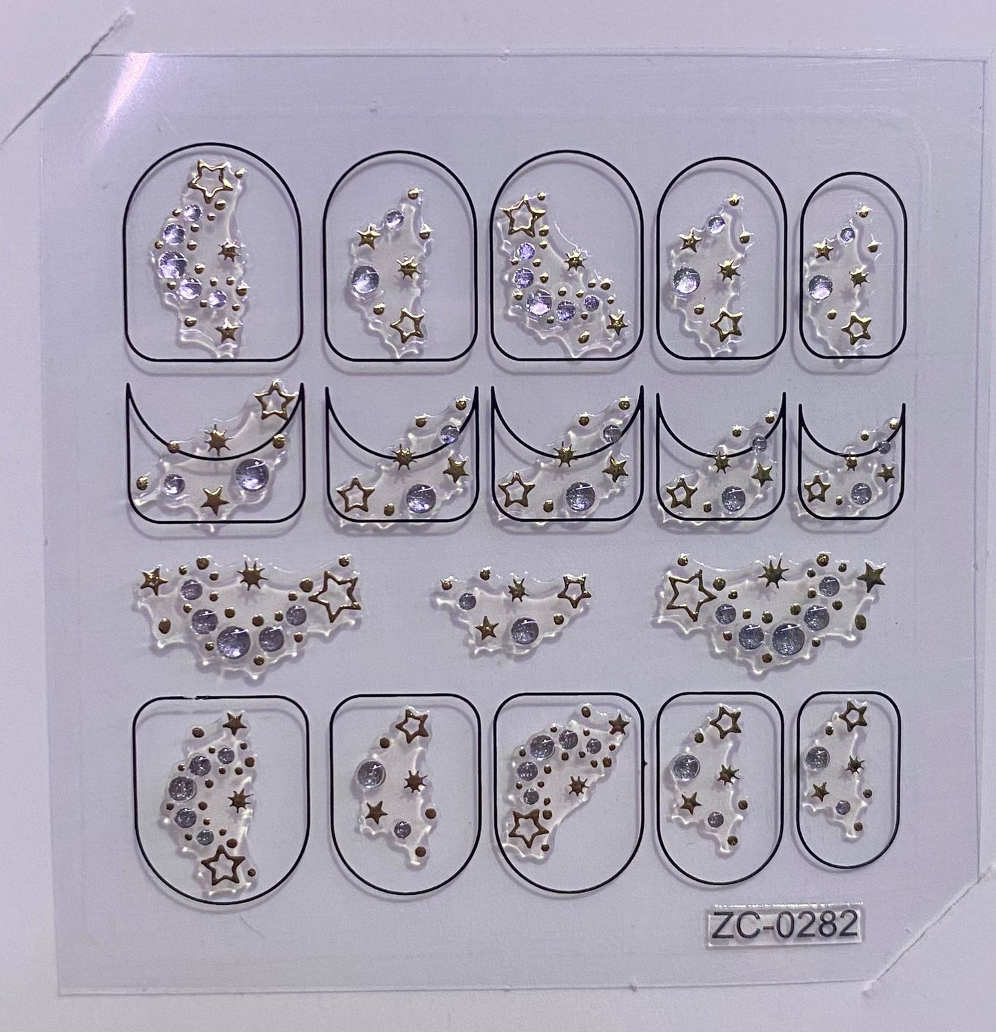 STICKERS ADESIVI NAILART ZC0282