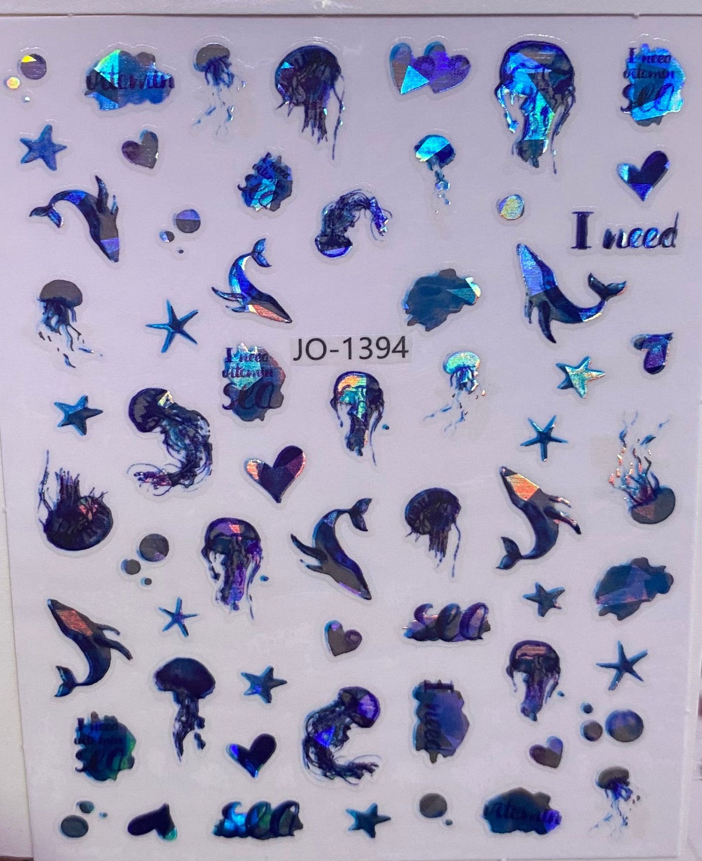 STICKERS ADESIVI NAILART JO1394
