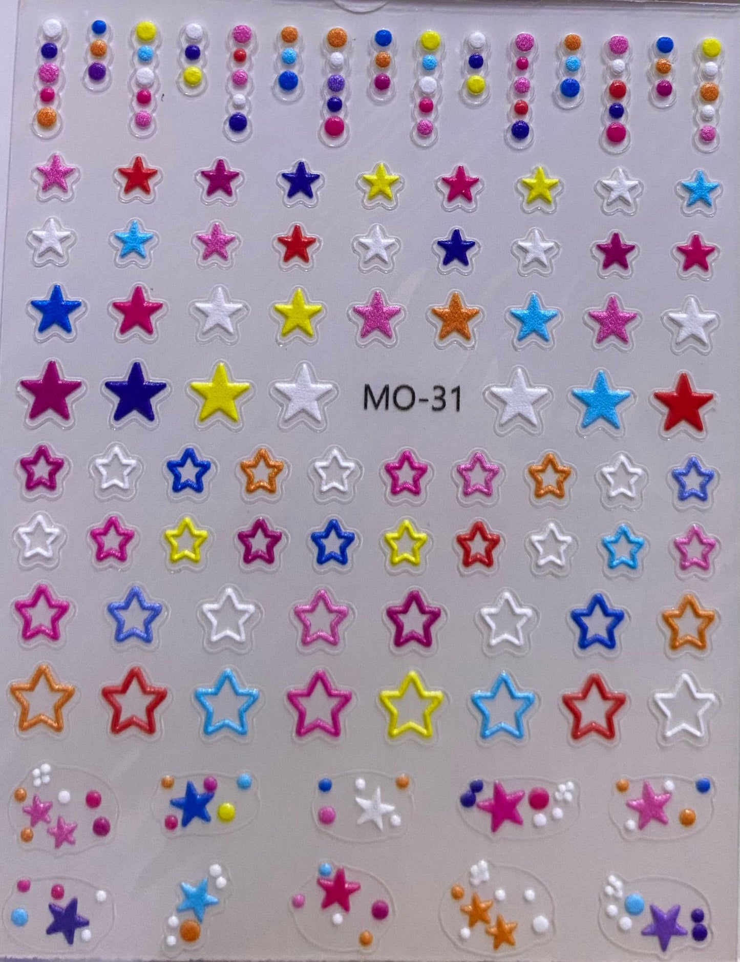 STICKERS ADESIVI NAILART MO-31