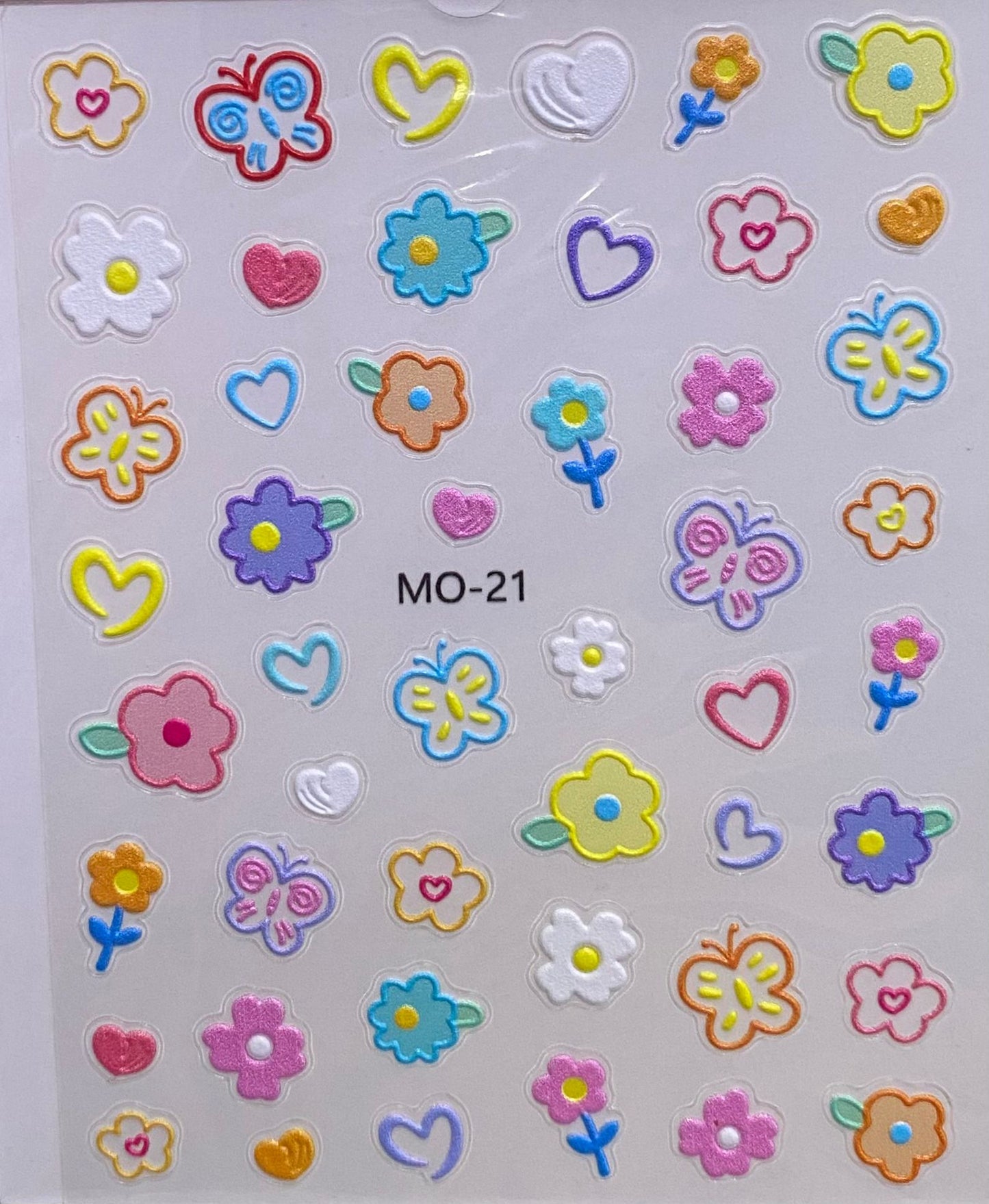 STICKERS ADESIVI NAILART MO-21
