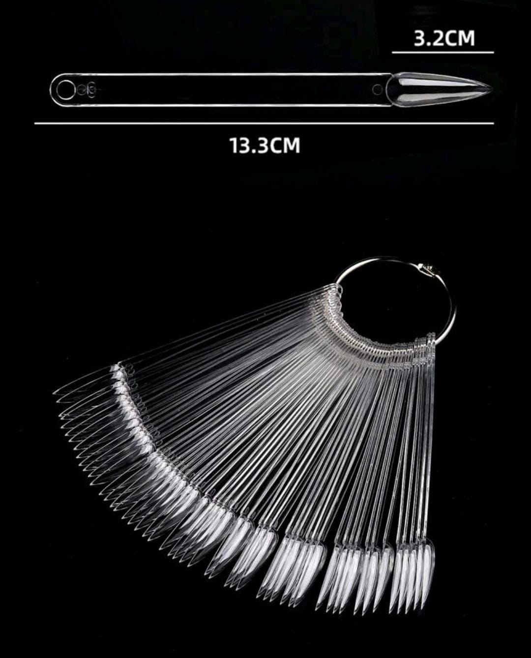Display Tip stiletto 50pz