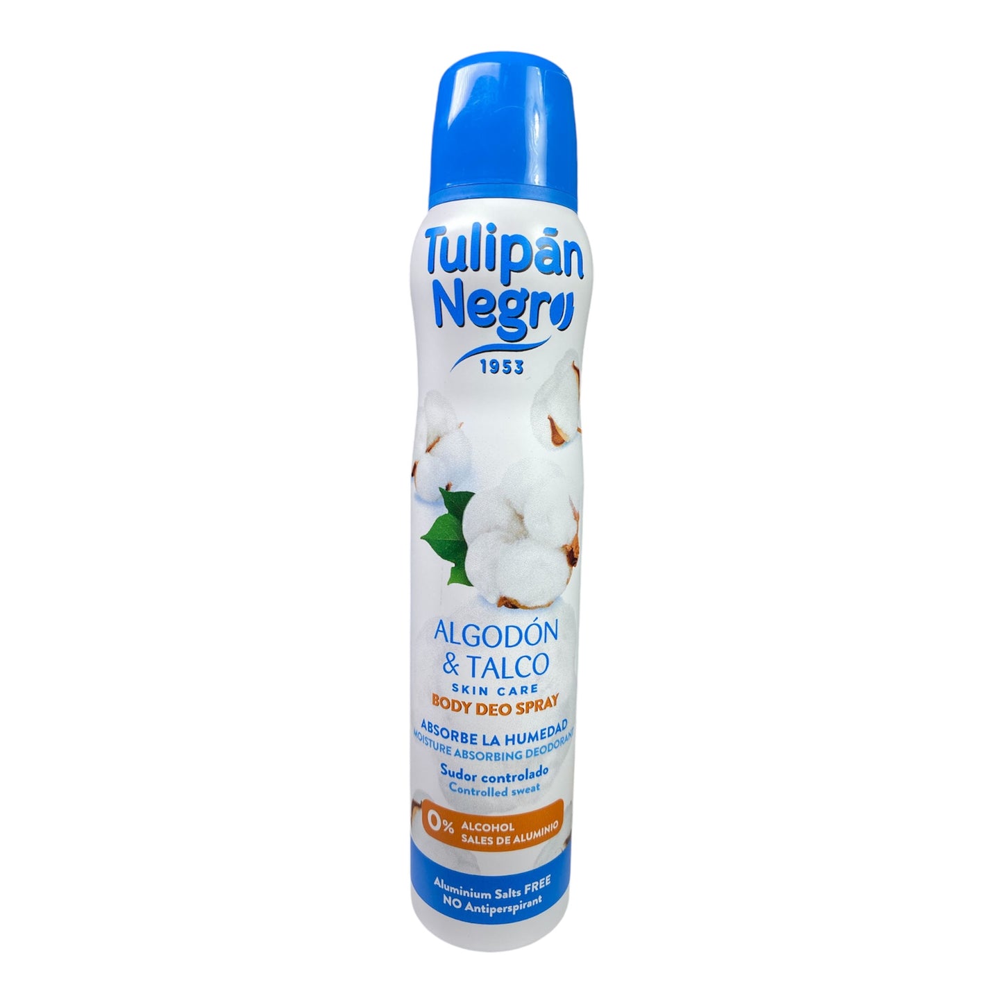 Tulipán Negro deodorante spray Algodón y Talco 200ml