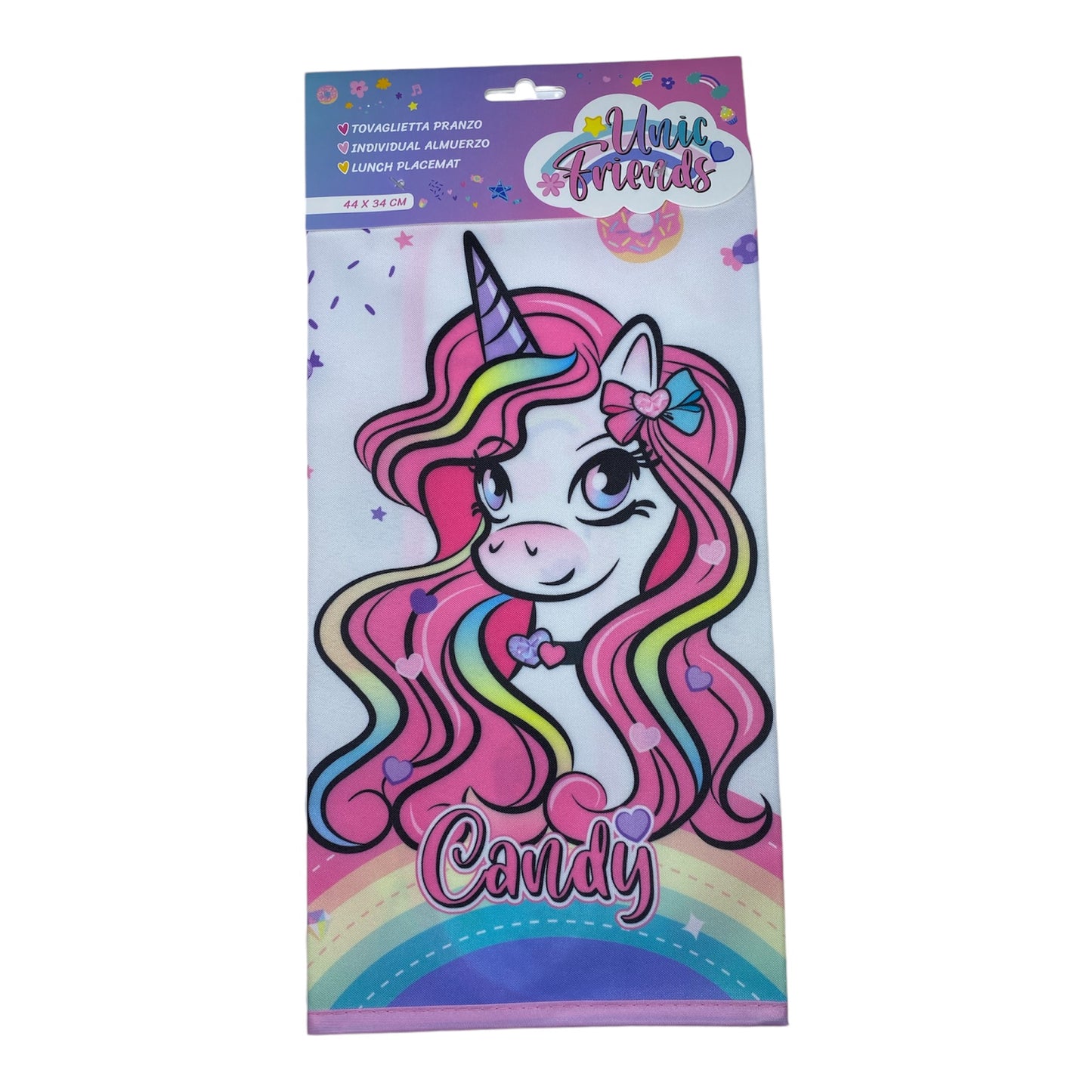 Tovaglietta unicorno 44x34cm