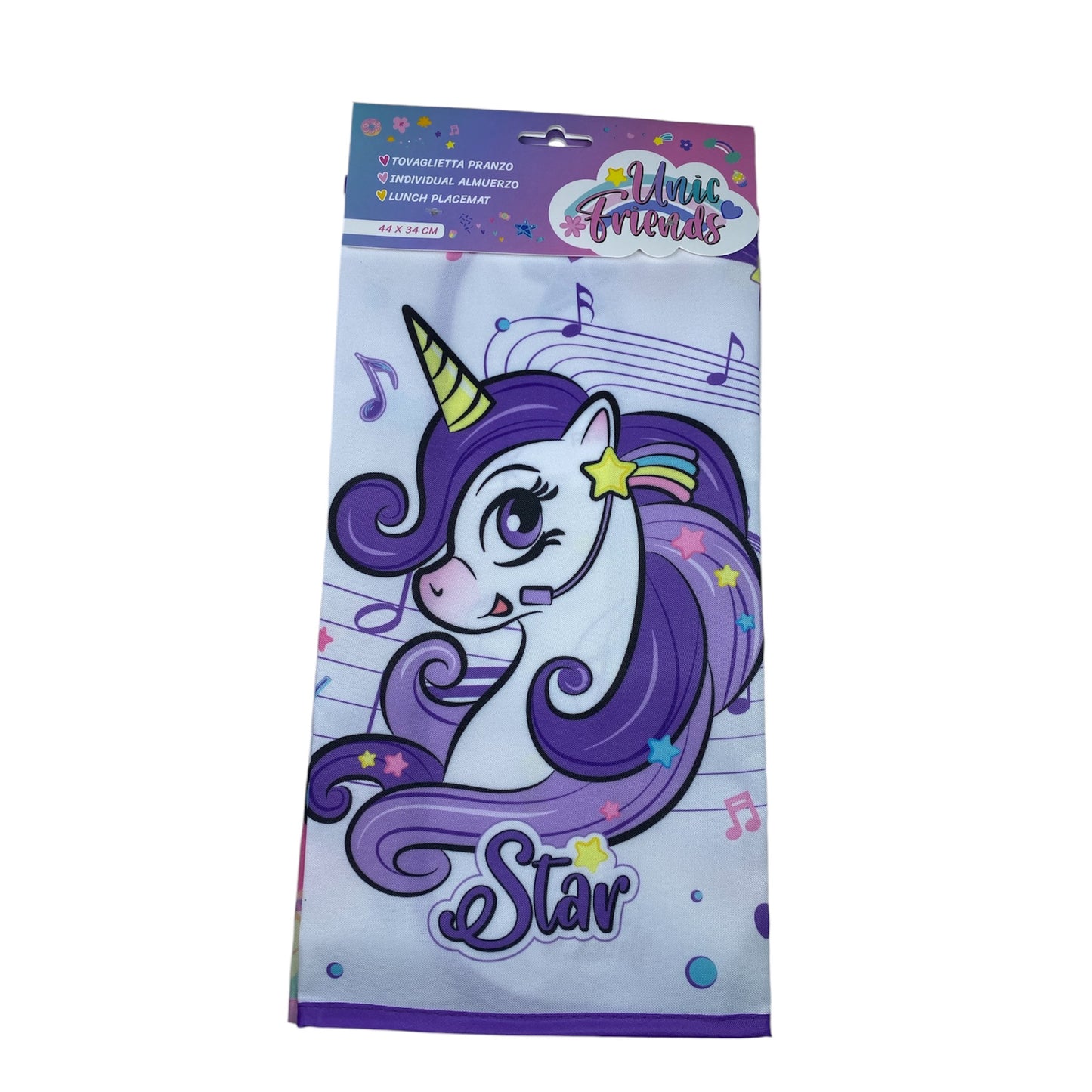 Tovaglietta unicorno 44x34cm