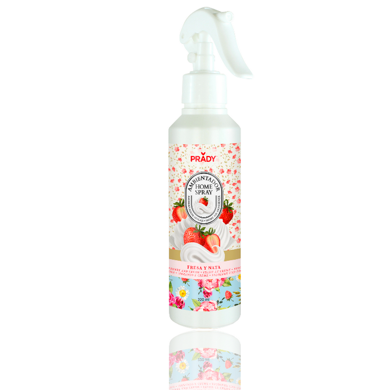 Deodorante spray per ambienti Prady - Fragole con panna - Fresa y Nata