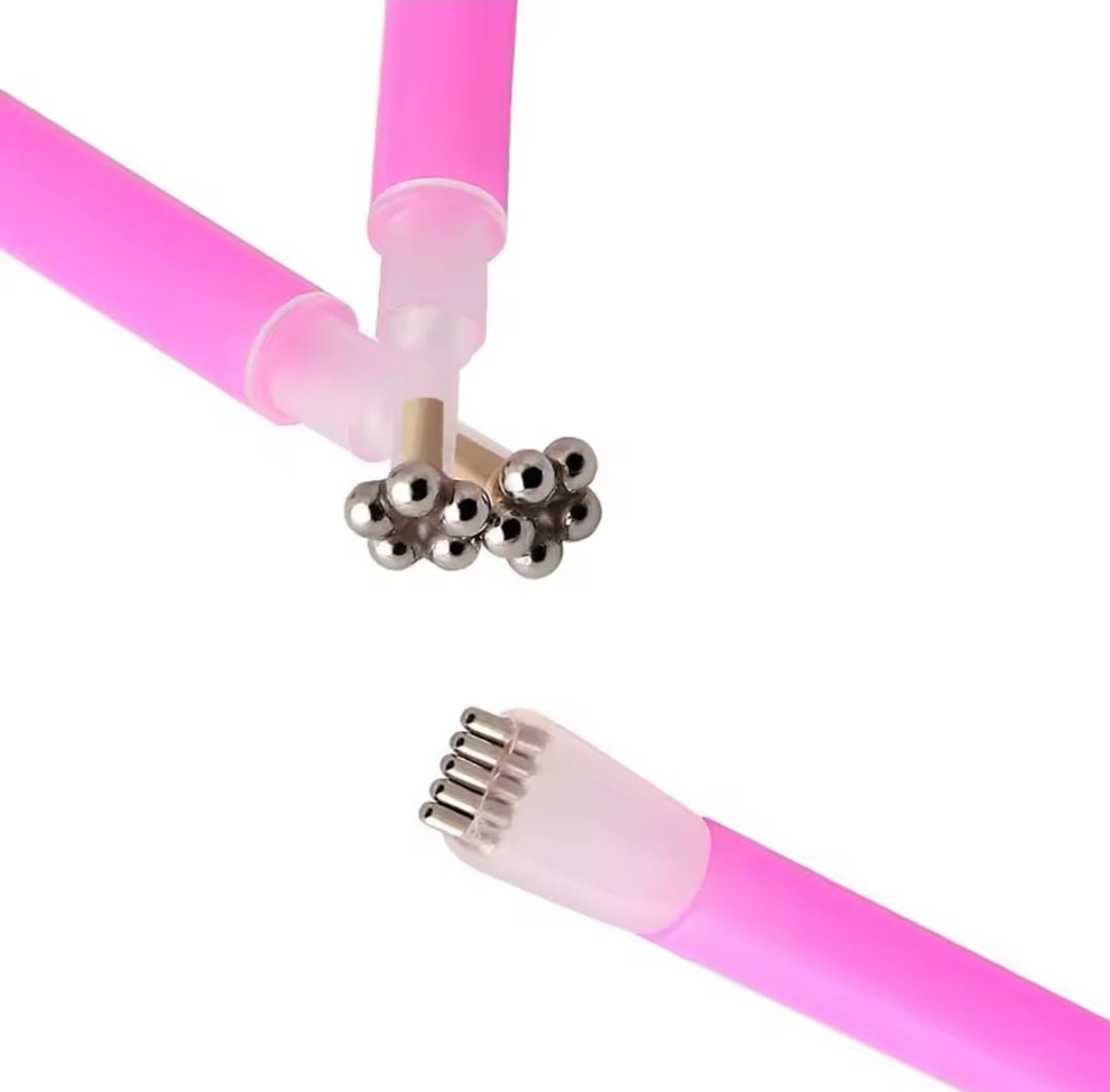 Magnete per effetti con gel CatEye - doppia figura - nailart fiore - nailart strisce