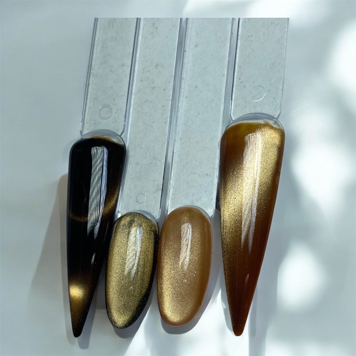 CatEye Gel Magnetico 2 pezzi Oro n12 e Argento n02S 15ml - gel semipermanente magnetico- gel polish